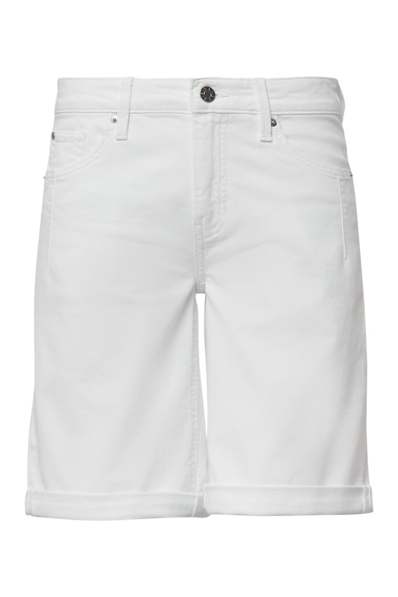 JEANS SHORTS WHITE DENIM 8