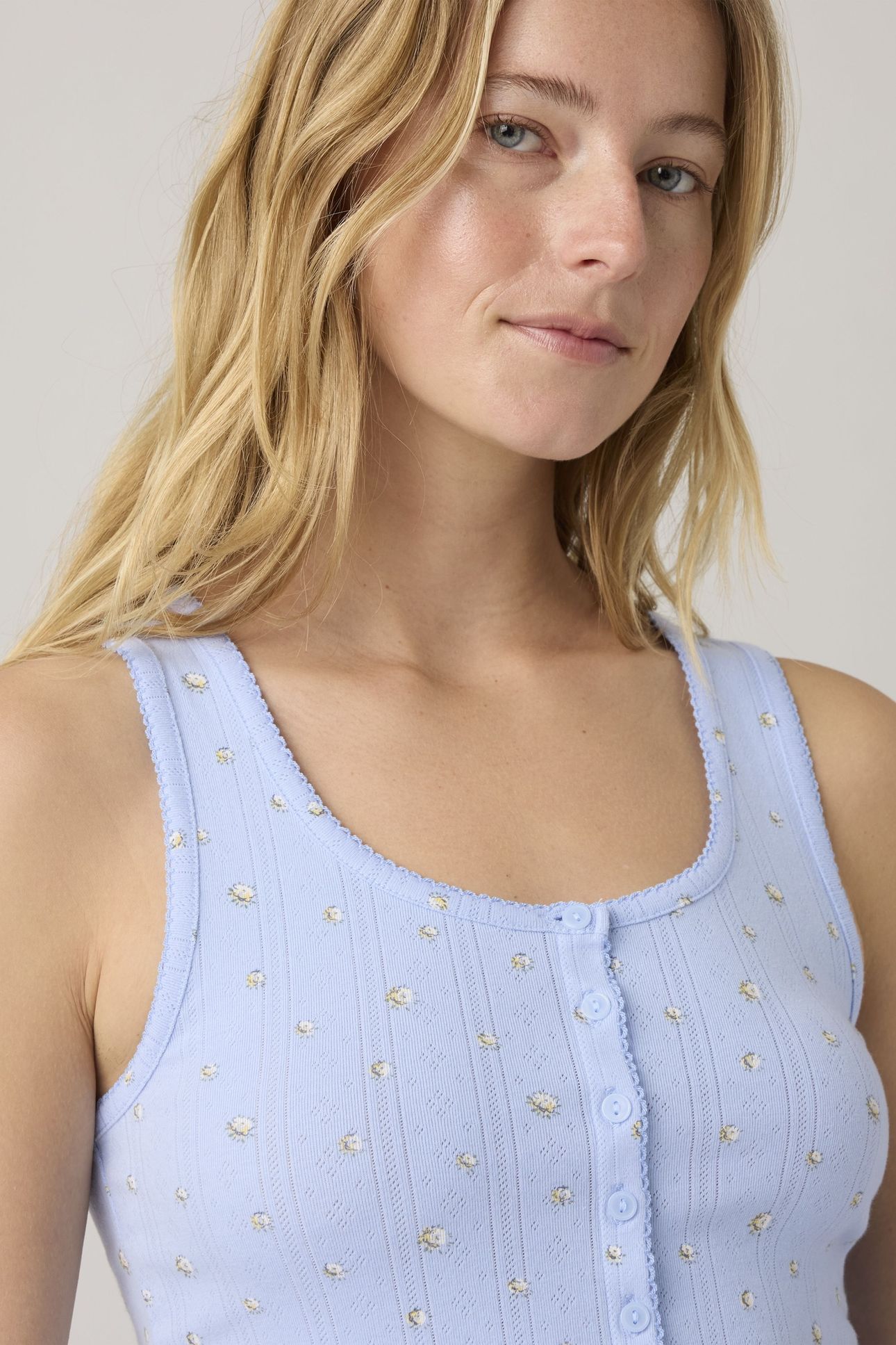 DRY GOODS POINTELLE TANK TOP 5