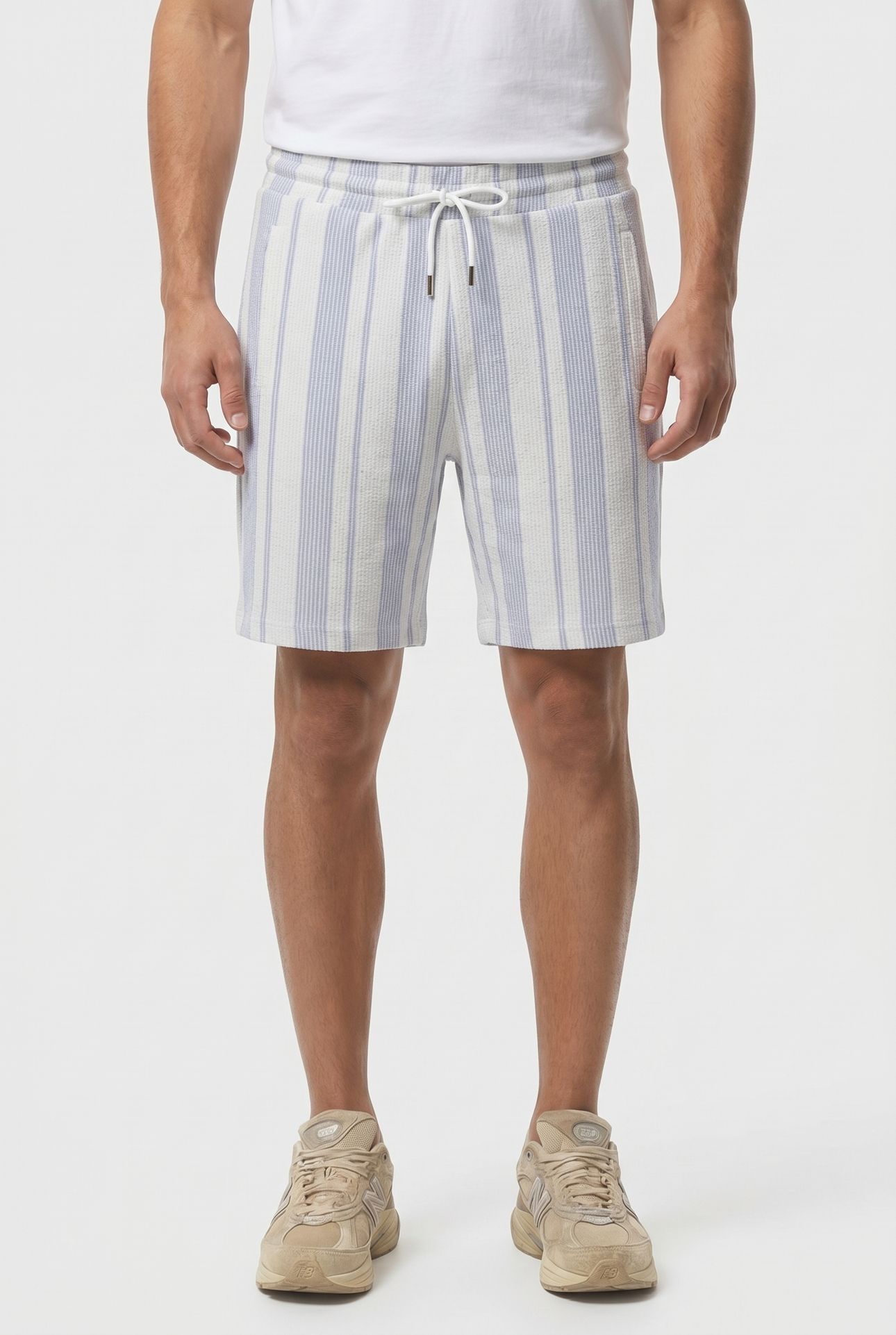 CO-ORD SHORT BLUE/WHITE 1