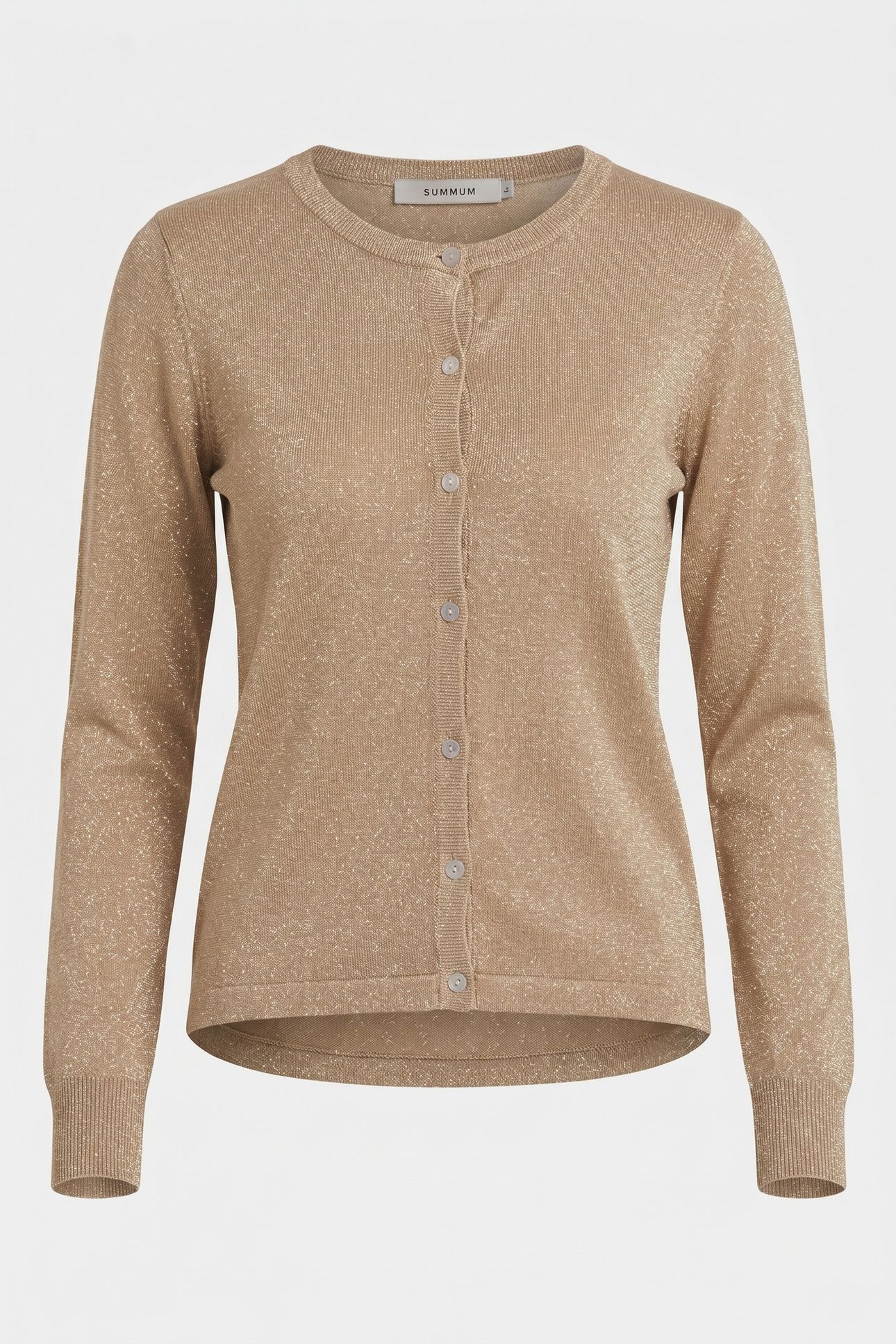 CARDIGAN LUREX KNIT SESAME 3