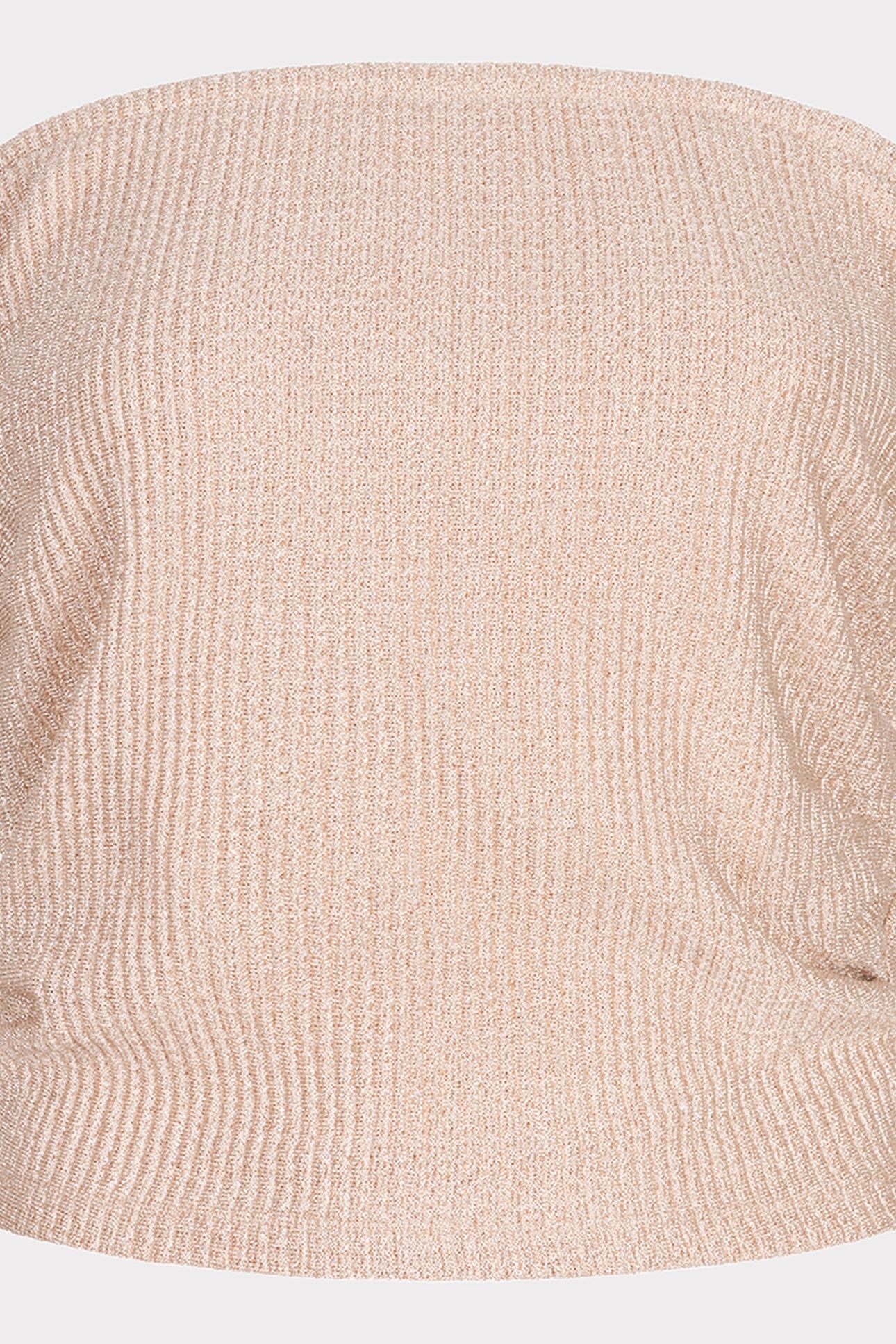 TOP BANDEAU PLISSE GLITTER PRALINE 4