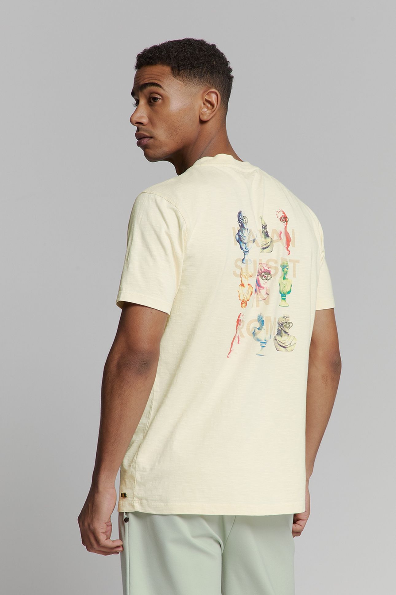 T-SHIRT CREWNECK SLUB PLACED PRINTS OFFWHITE 3