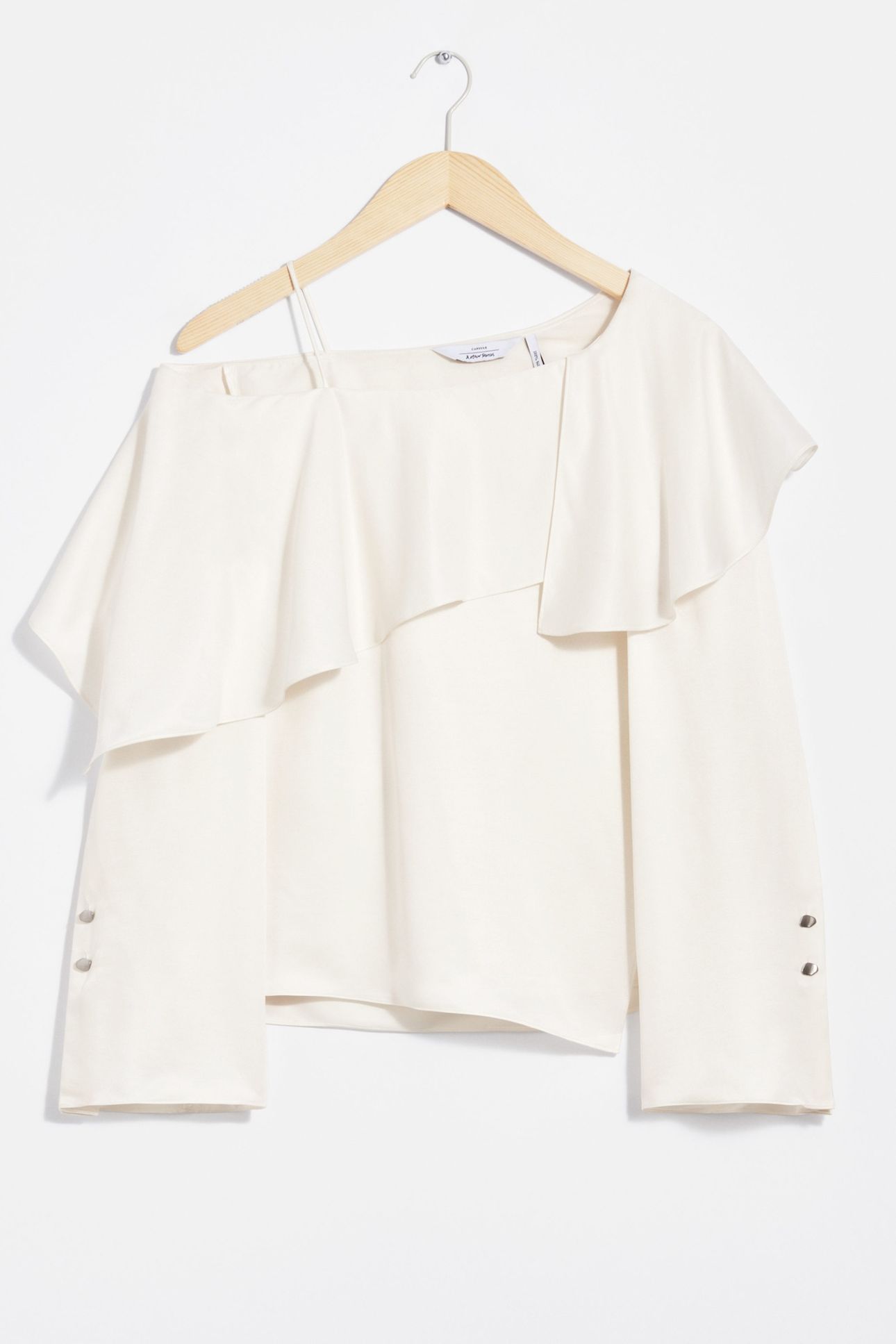 LOLLO SILK BLOUSE WHITE 3