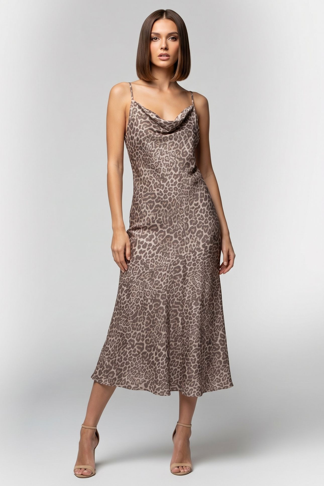 JOLEEN DRESS BEIGE 1