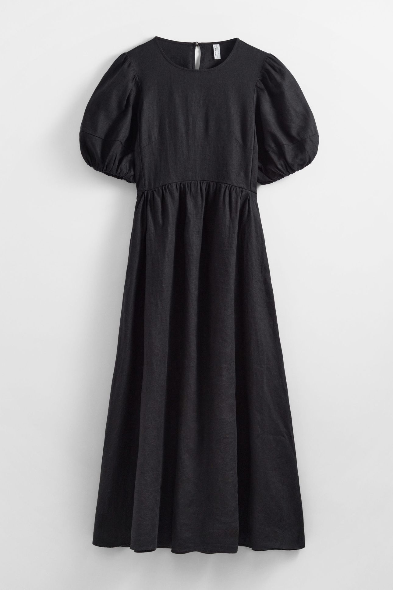 AERONA LINEN DRESS BLACK 3