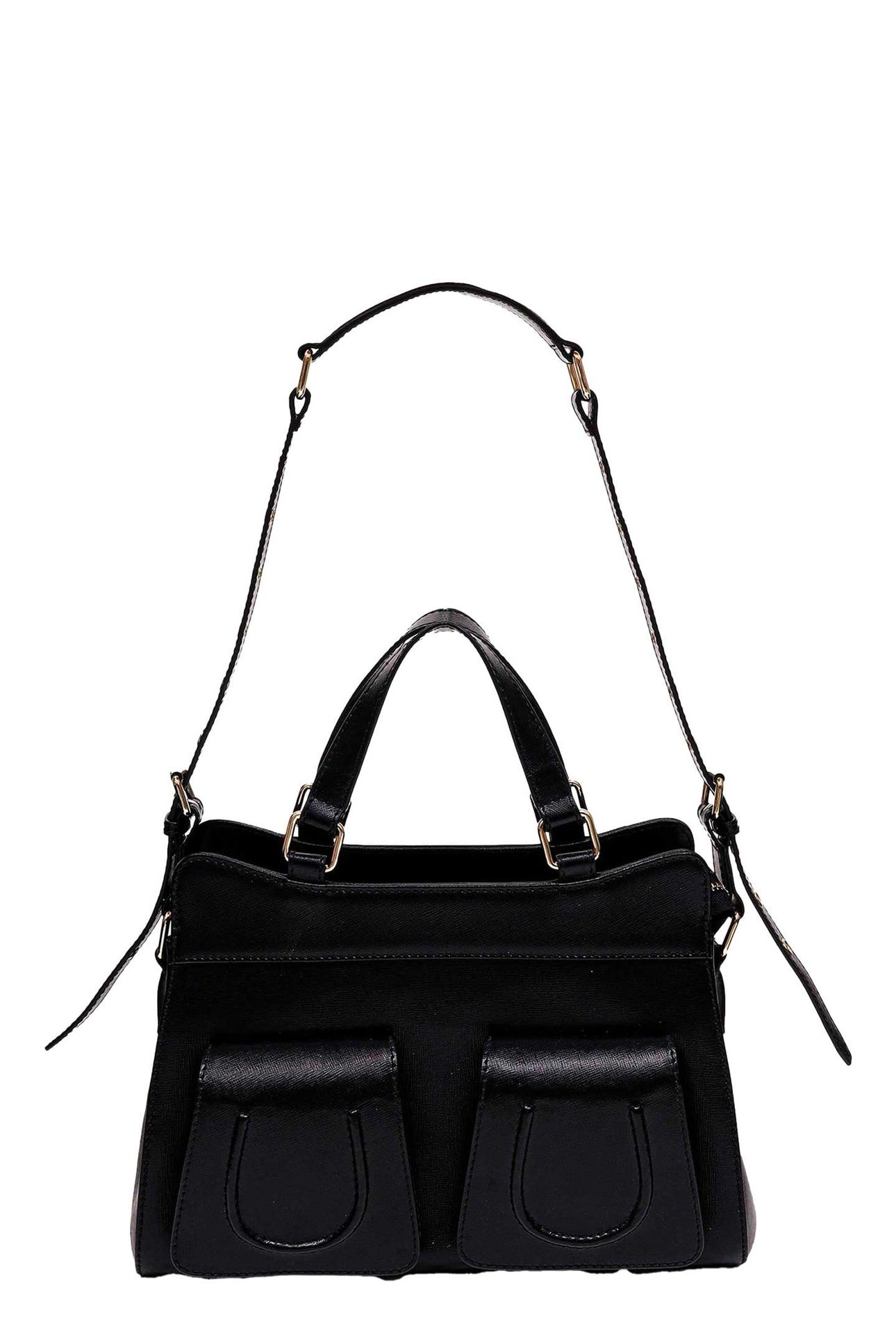 SMALL CHER FLORENCE BLACK W. GOLD 1
