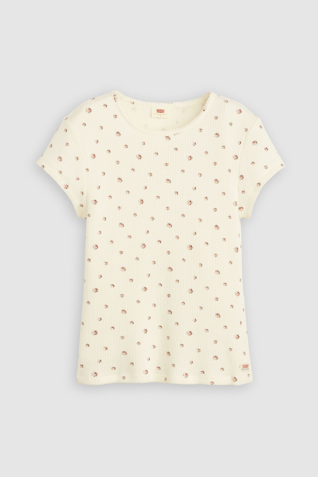 DRY GOODS WAFFLE CAP-SLEEVE TEE 4