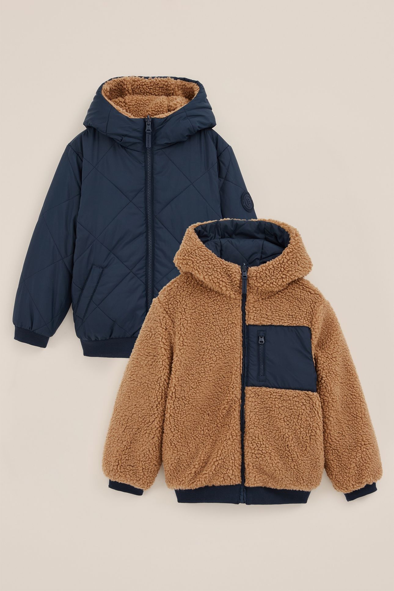 JACKET REVERSIBLE BOMBER NAVY BLUE 4
