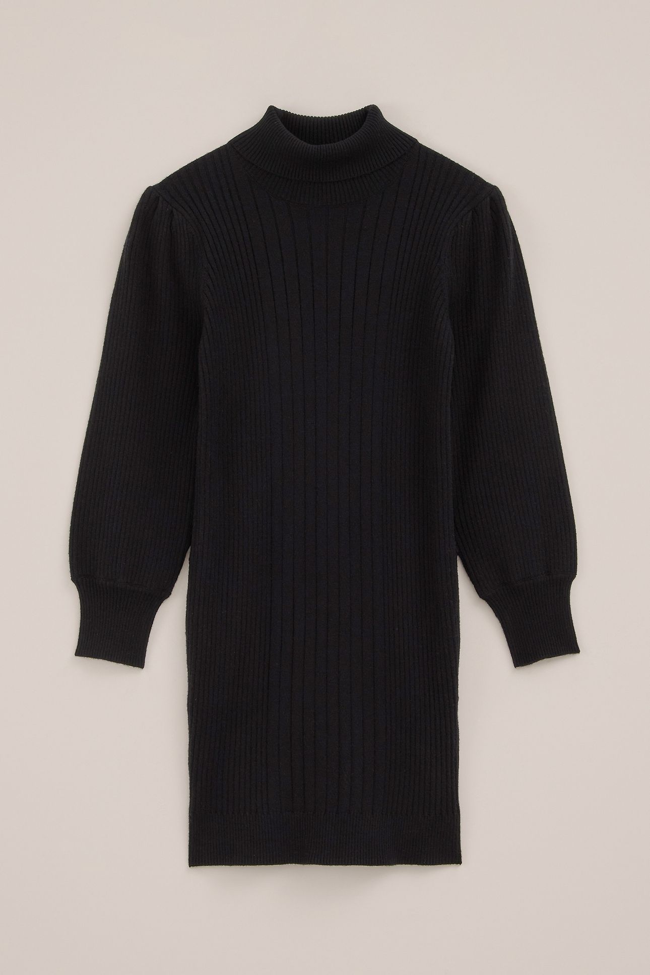 DRESS MID LENGTH BLACK 3
