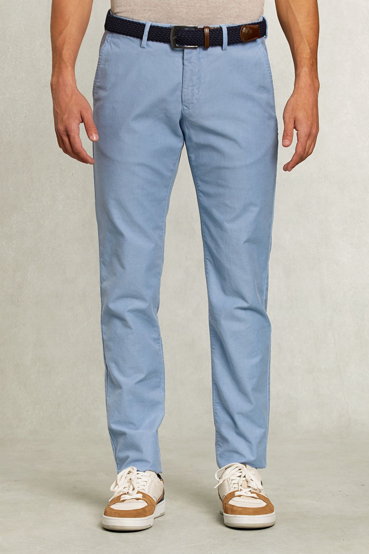 BASIC CHINO SF STRETCH BLUE 1