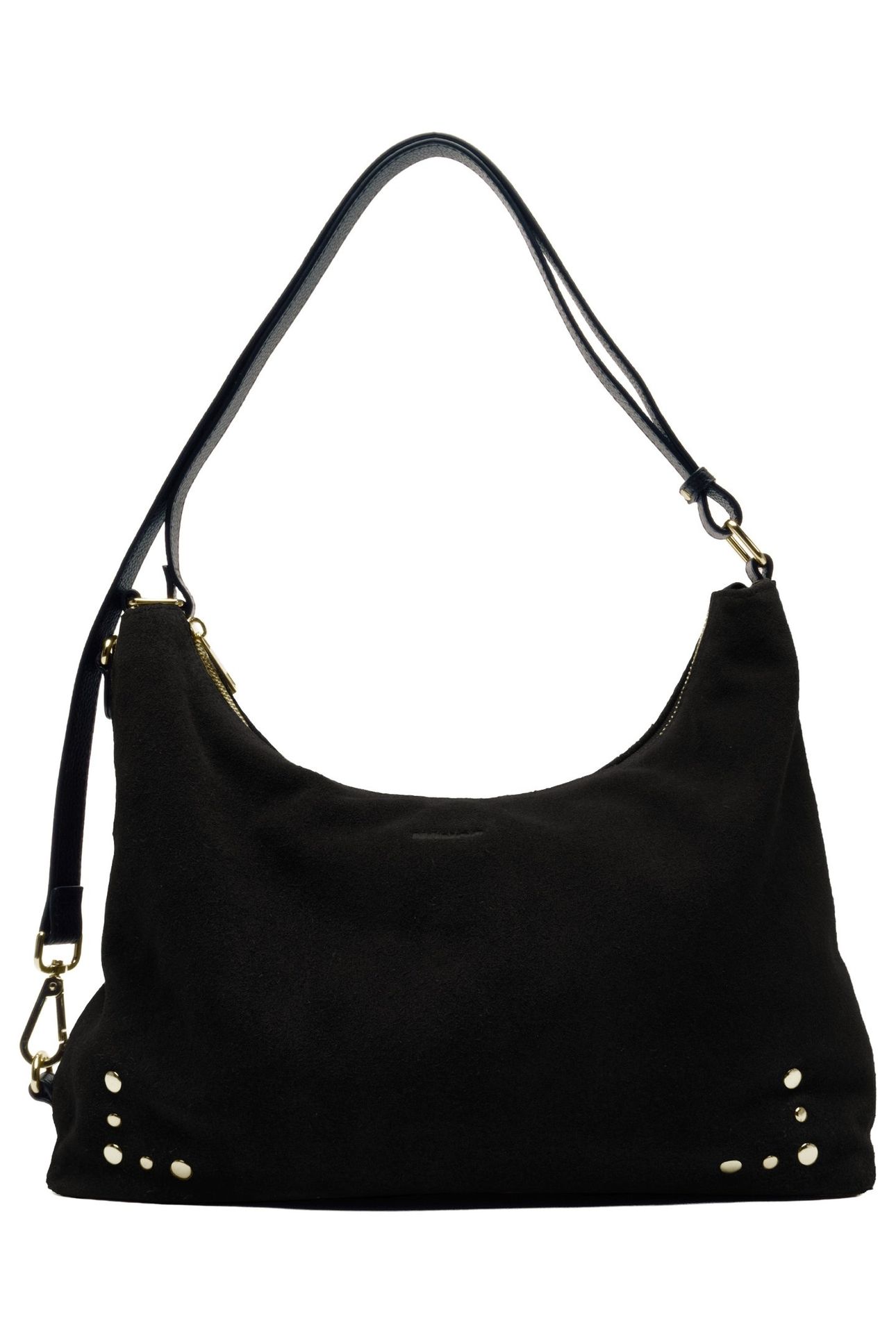 RIO SUEDE BLACK W. GOLD 2