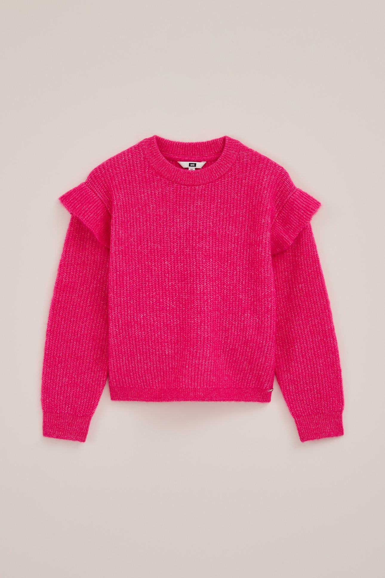 KNITTED PULLOVER BRIGHT PINK 3