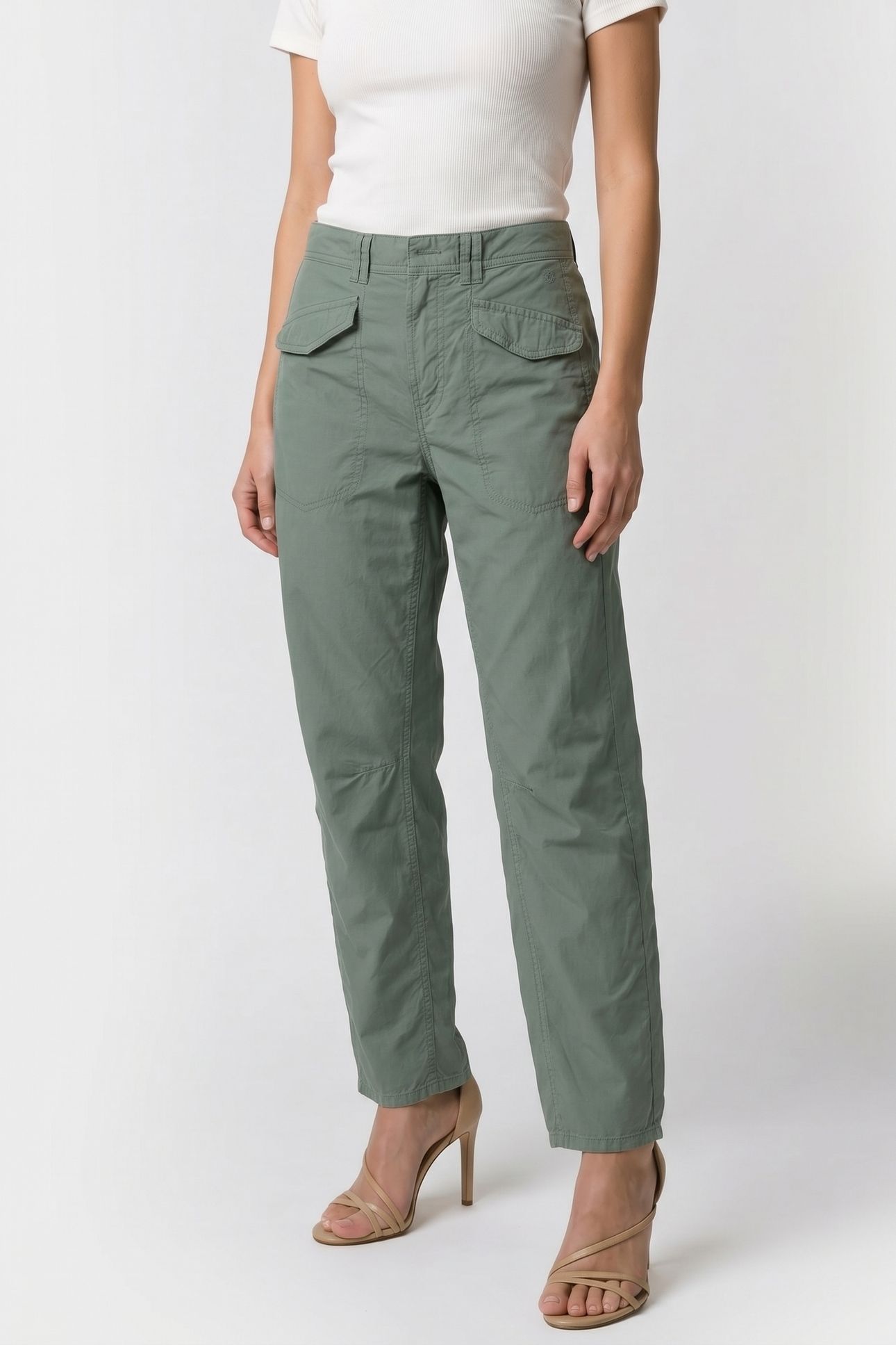 COCOON PANTS SUMMER PLAIN WEAVE SEA GLASS 1