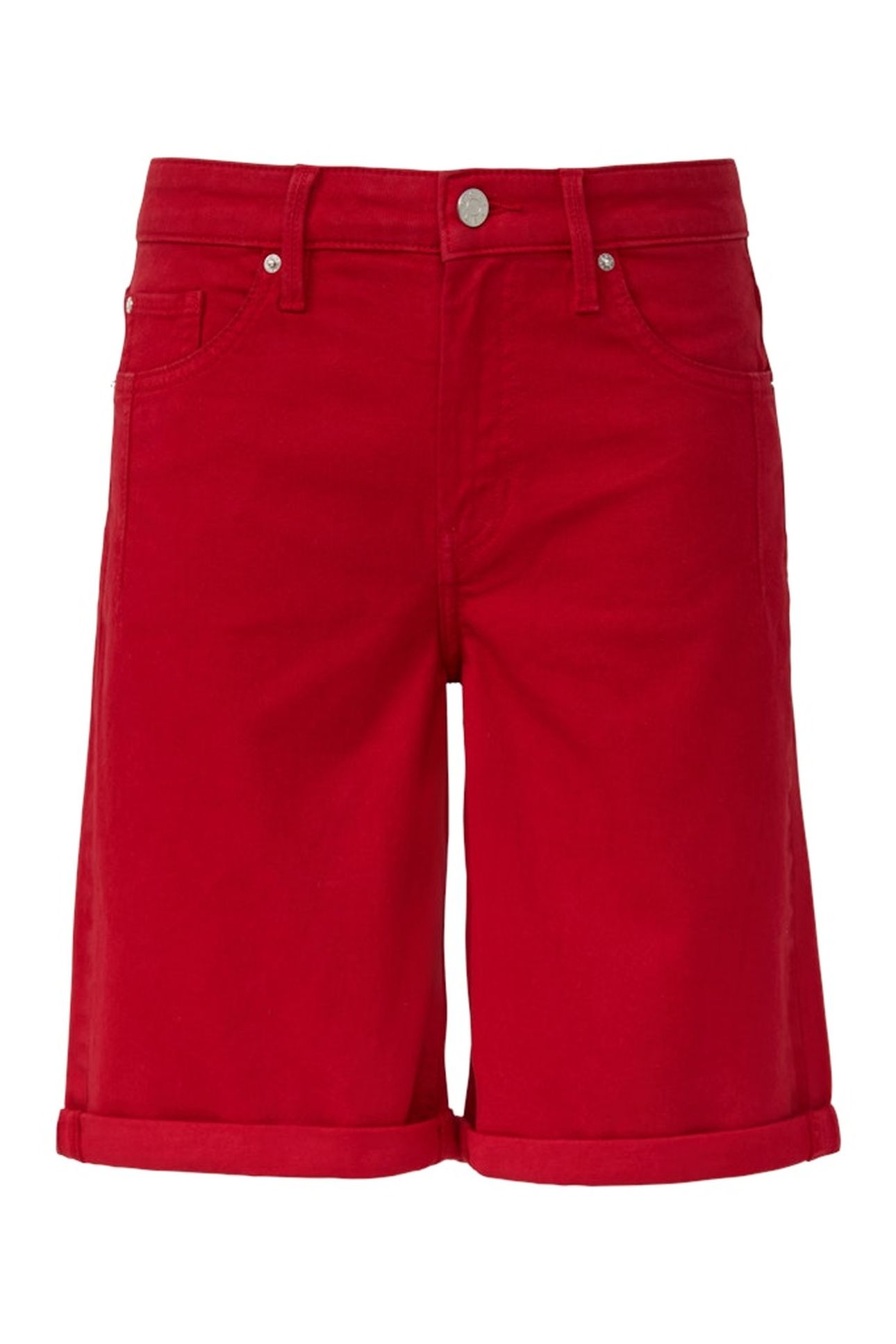 JEANS SHORTS RED DENIM 7