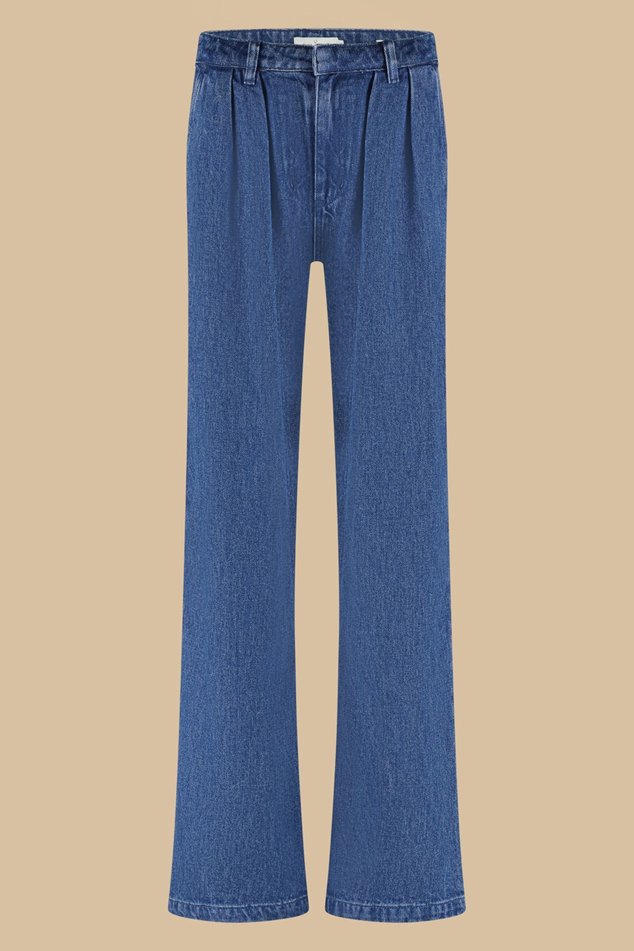 LORI WIDE LEG DENIM DEEP POOL BLUE 1