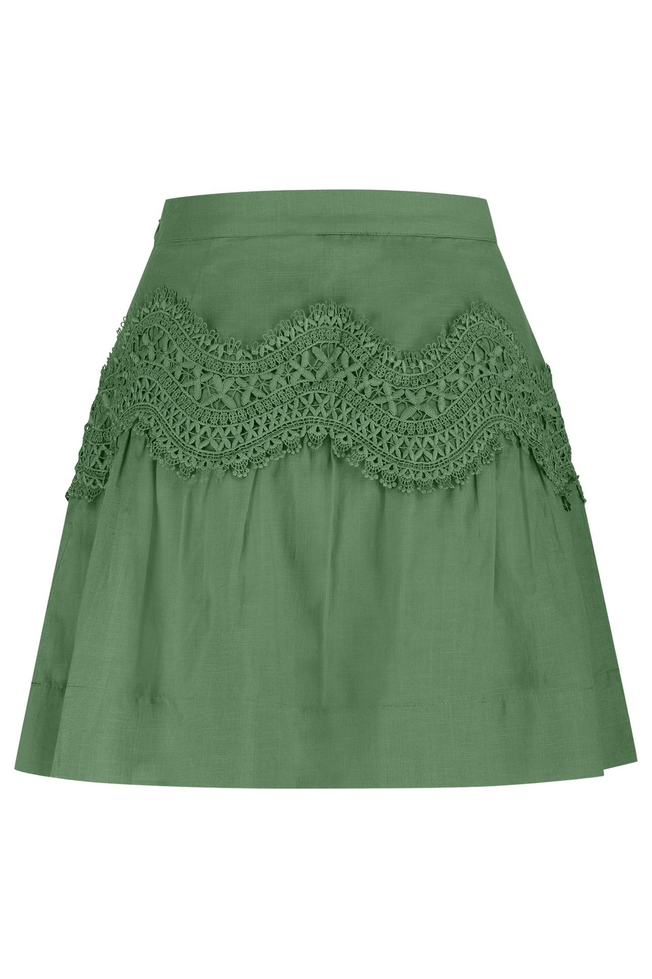 ANINE SKIRT SOFT GREEN 1