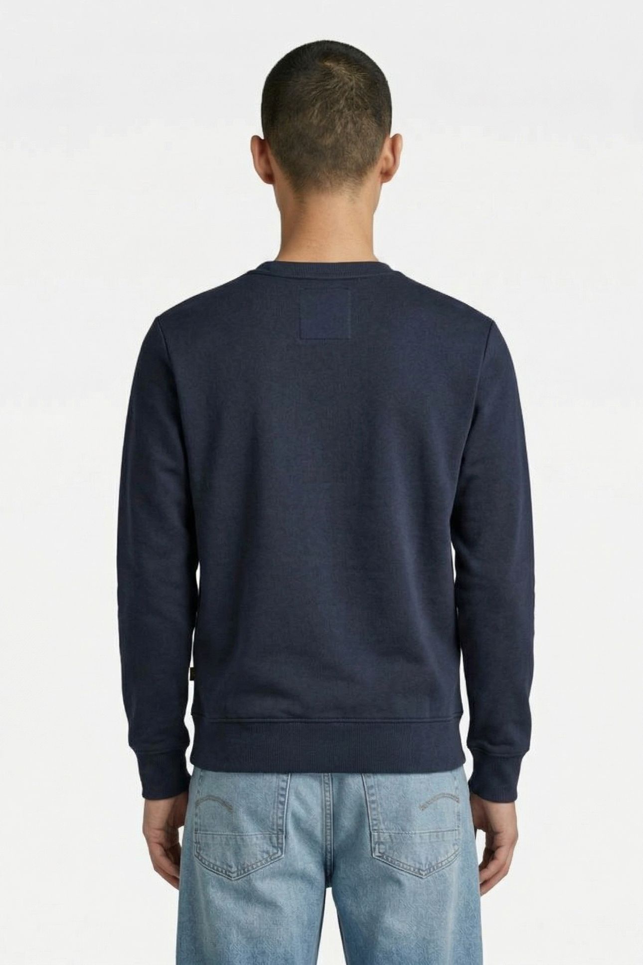 OLD SKOOL CREW SWEAT L/S BLUE 2