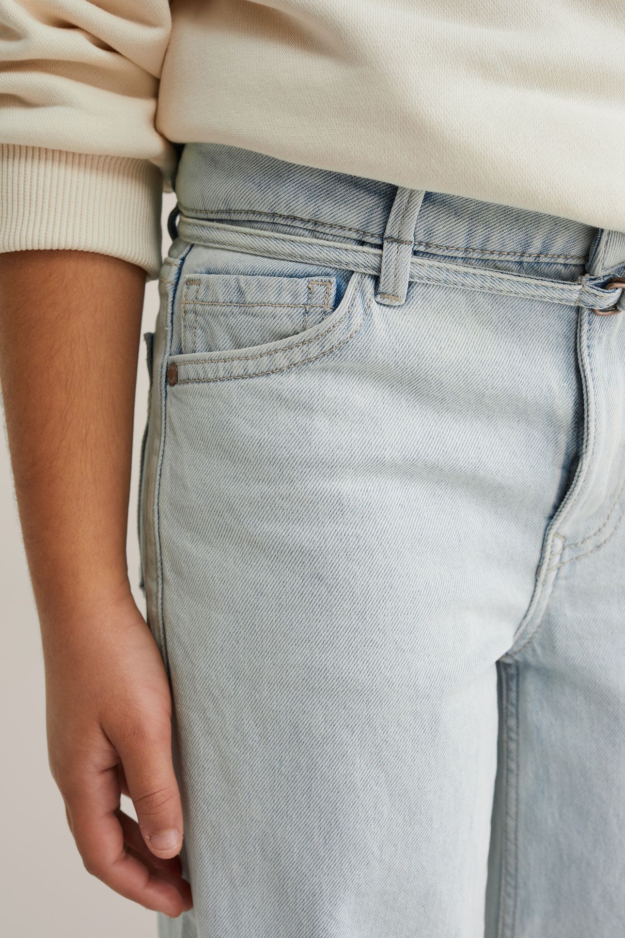 5-POCKET HIGH RISE LIGHT BLUE 5