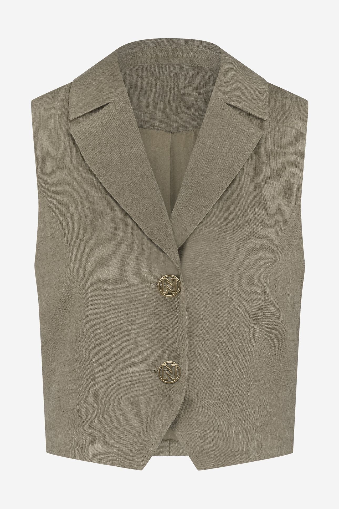 CHAIA WAISTCOAT WALNUT 1