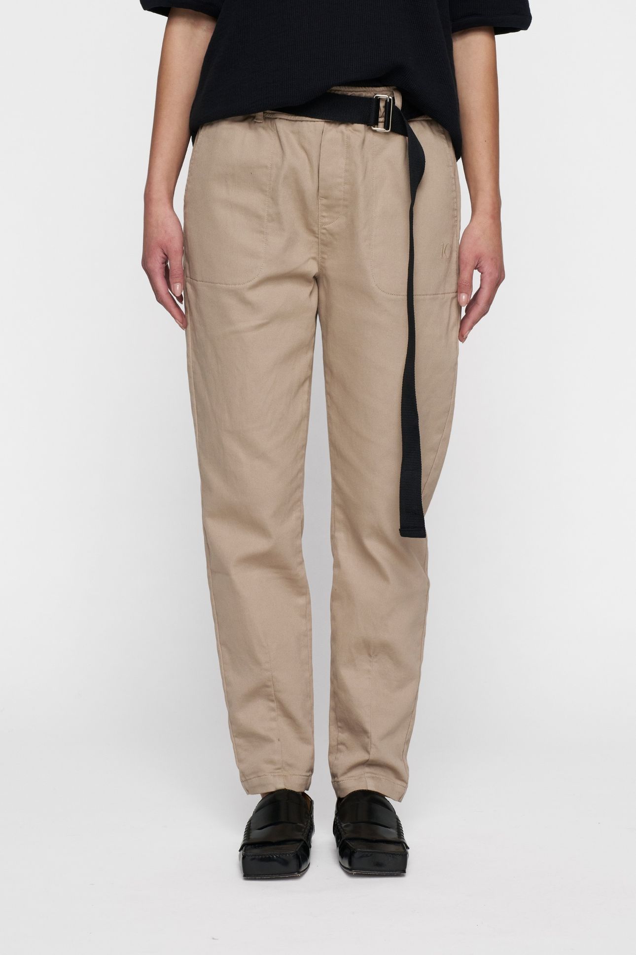 BELTED PANTS JOG DENIM ROPE 2