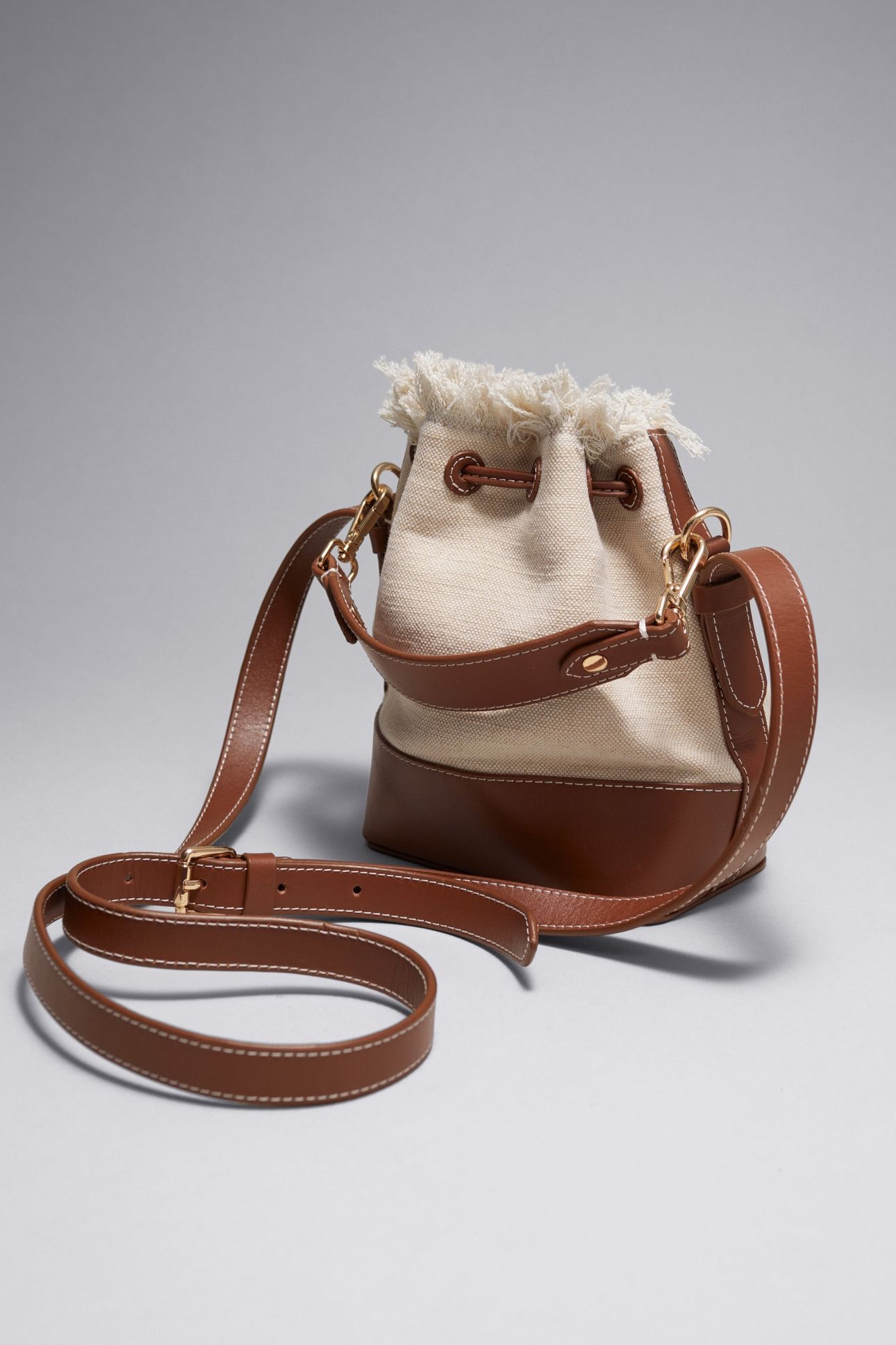 MINI AIMO BUCKET CANVAS BEIGE 2