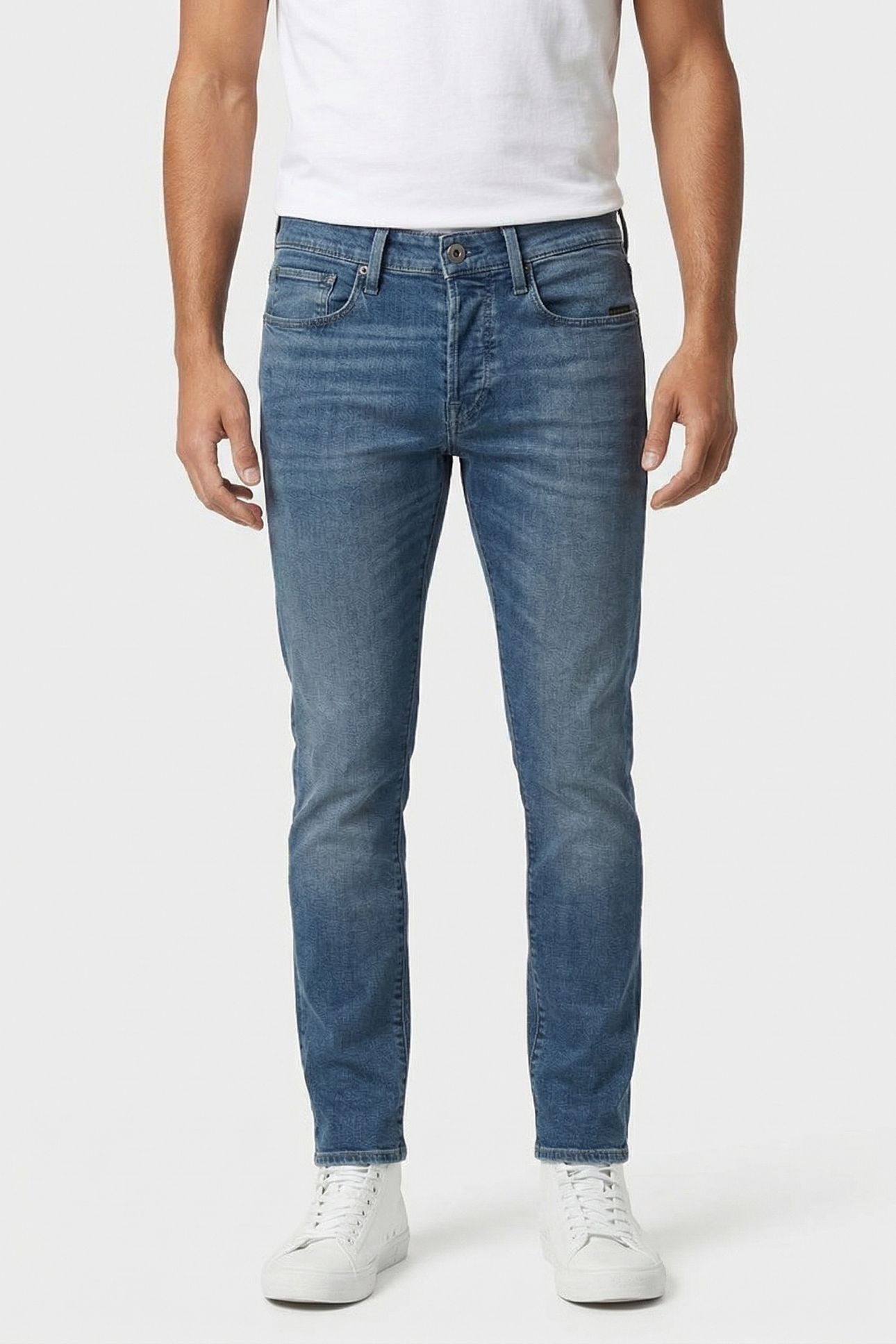 3301 REGULAR TAPERED JEANS MEDIUM BLUE 1