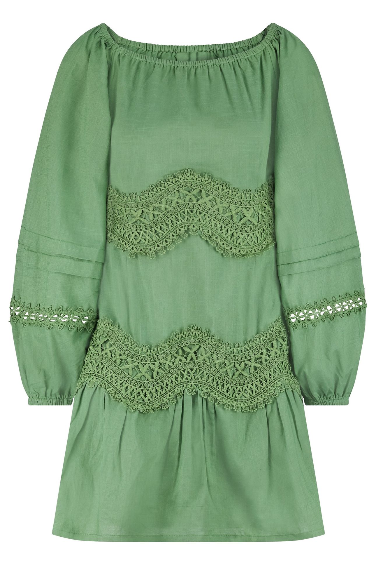 ANINE DRESS SOFT GREEN 1