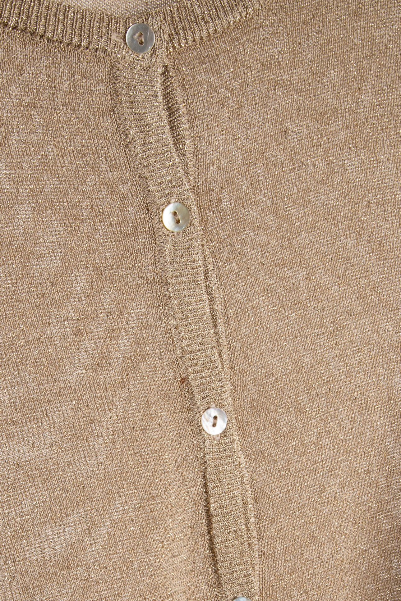 CARDIGAN LUREX KNIT SESAME 4