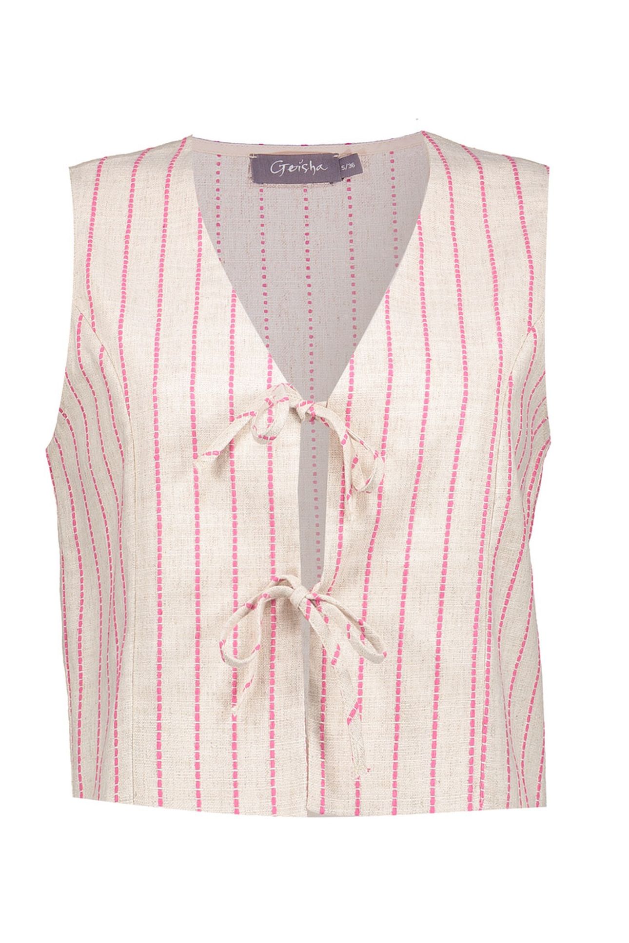 GILET SAND/PINK 1