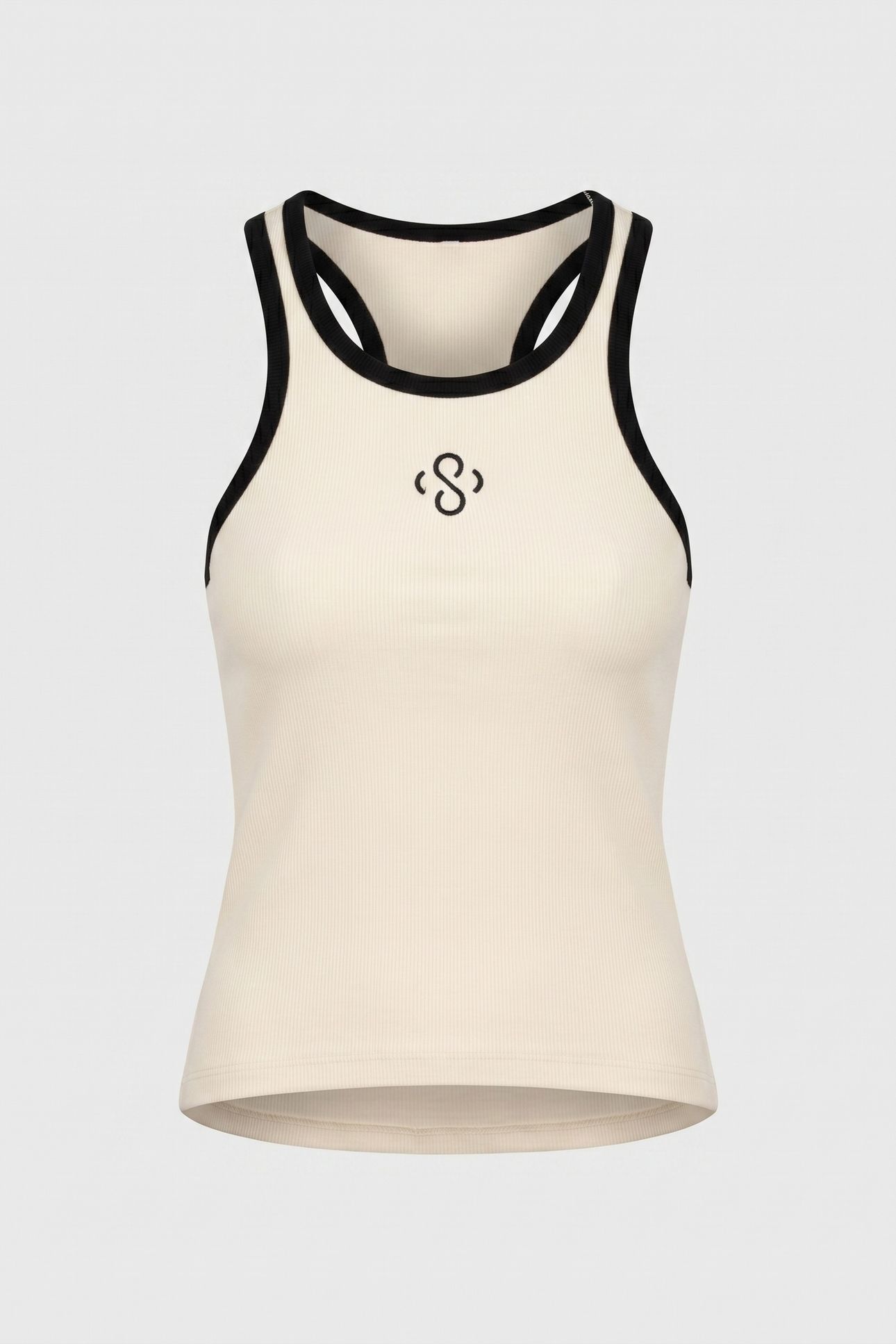 SINGLET RIB JERSEY IVORY 3