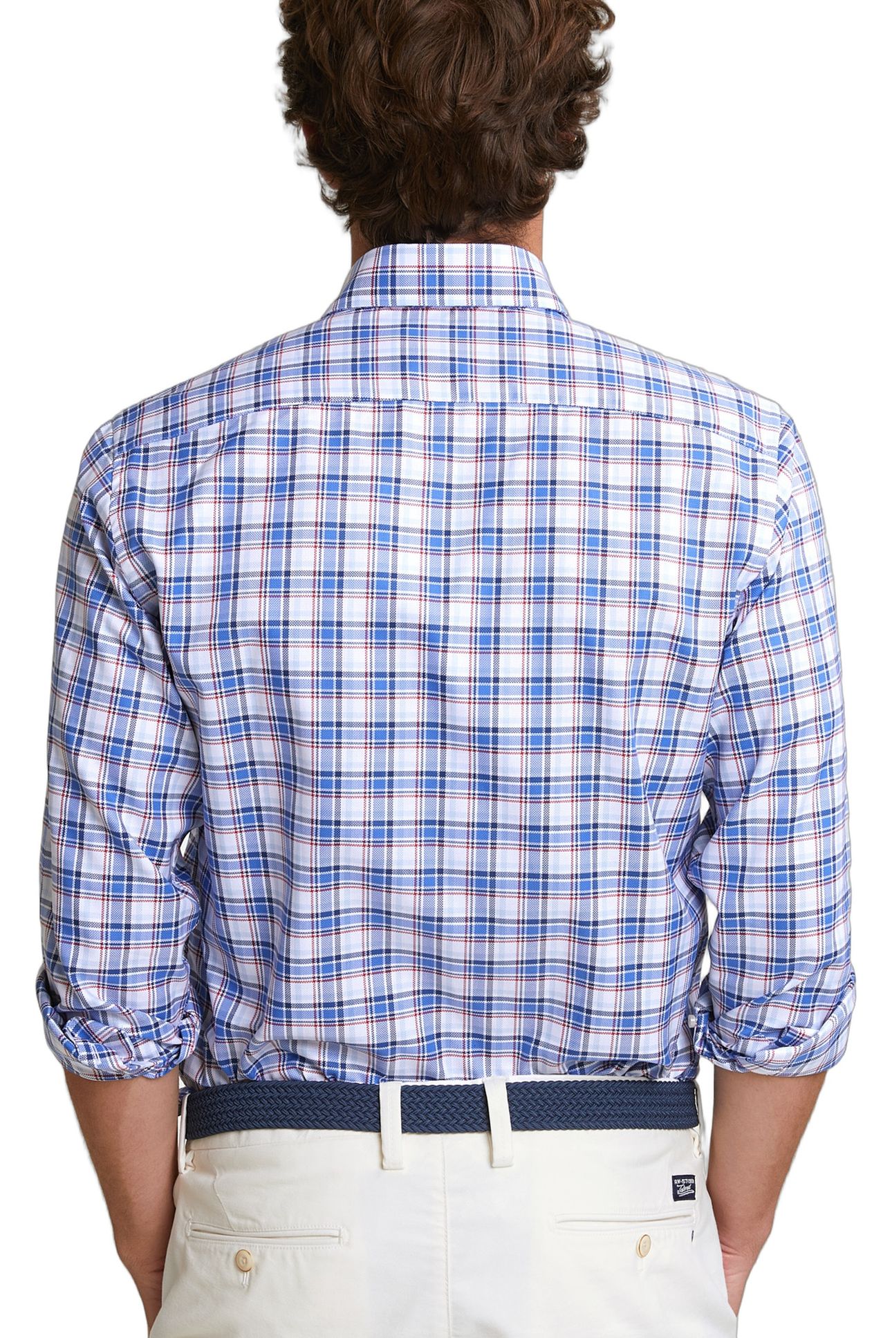 CUSTOM FIT CHECKED SHIRT MULTI 4