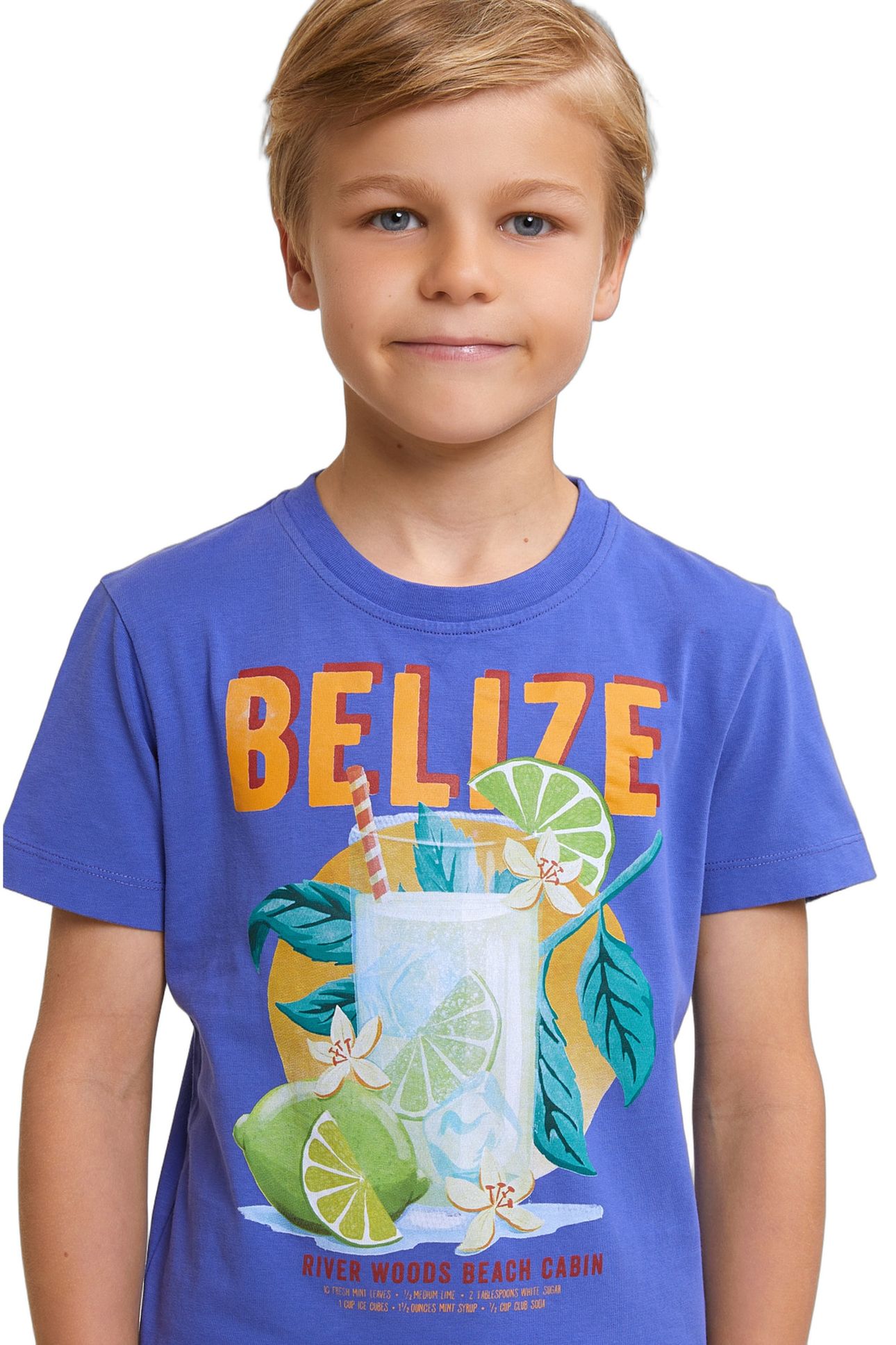 NORMAL FIT BASIC T-SHIRT SHORT SLEEVES REEF BLUE 4