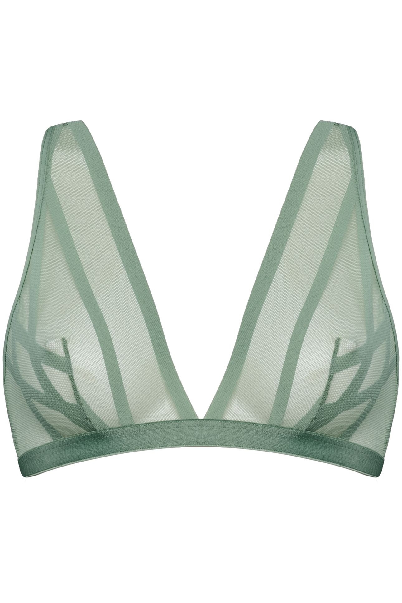 THE ILLUSIONIST BRABRALETTEUNWIRED UNPADDED GREEN 3