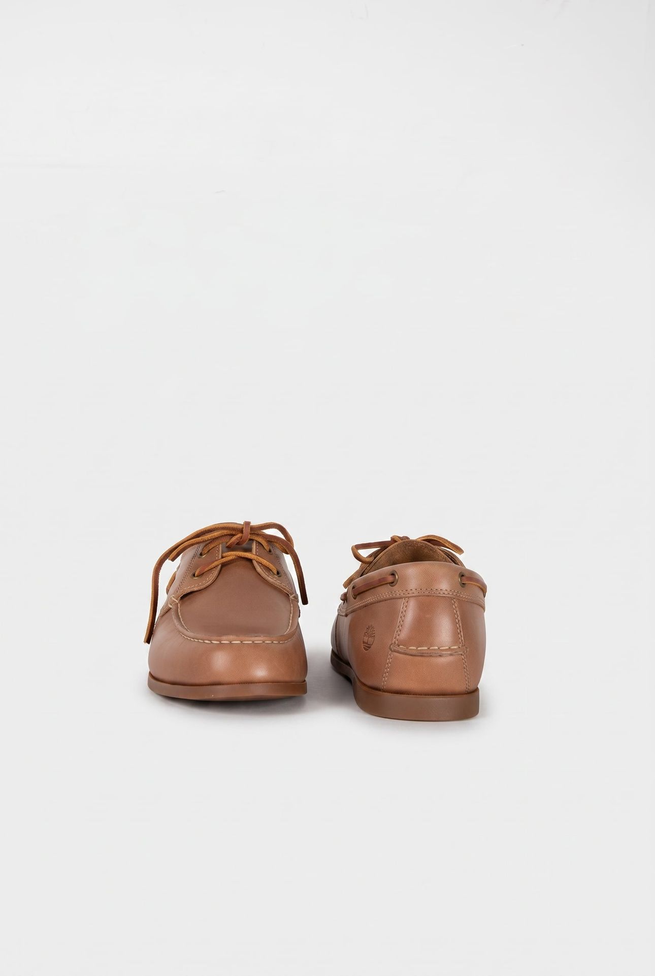 CEDAR BAY ESSENTIAL BOAT SHOE LIGHT BROWN FULL GRAIN 2