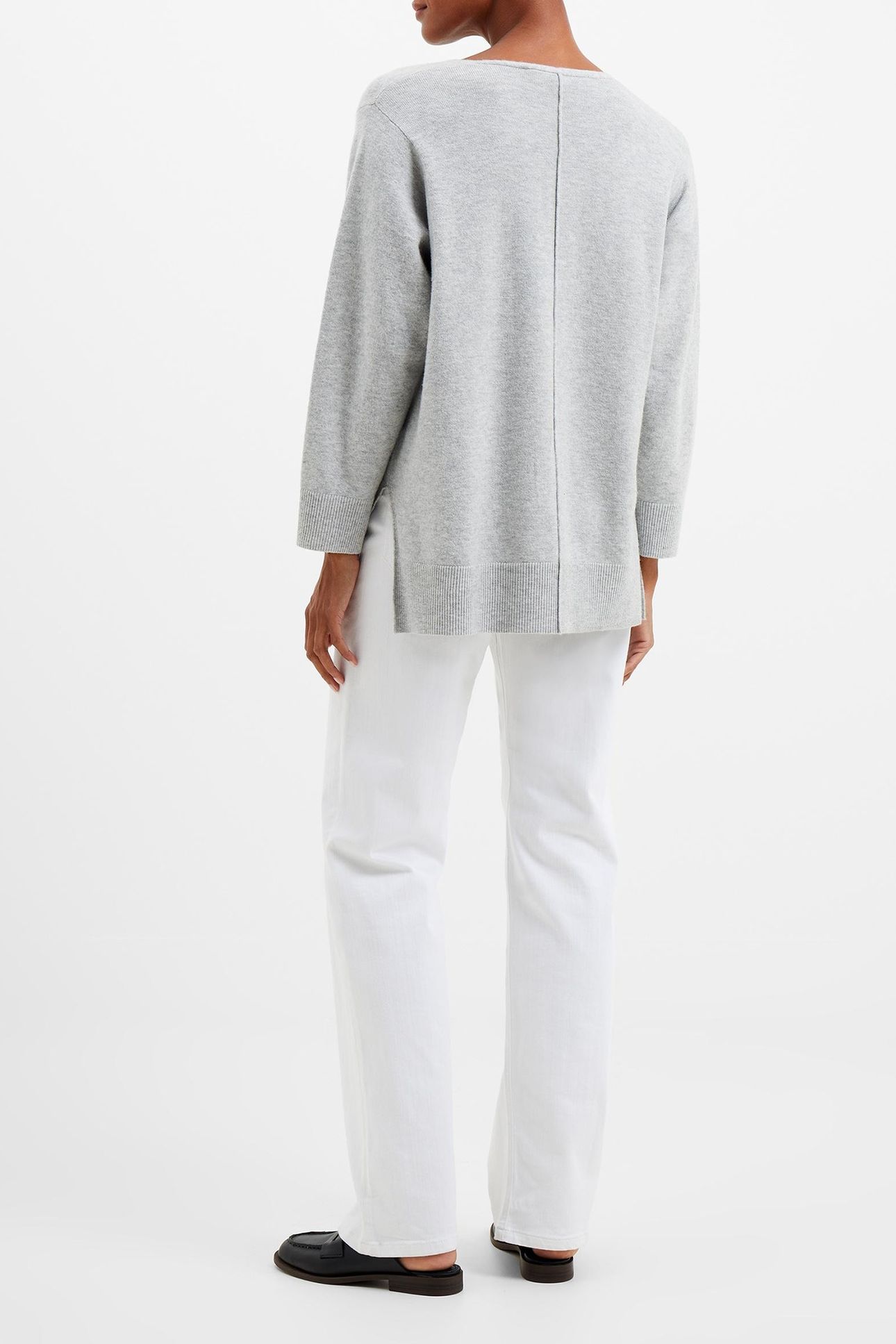EBBA VHARI VNCK JUMPER LIGHT GREY MEL 3