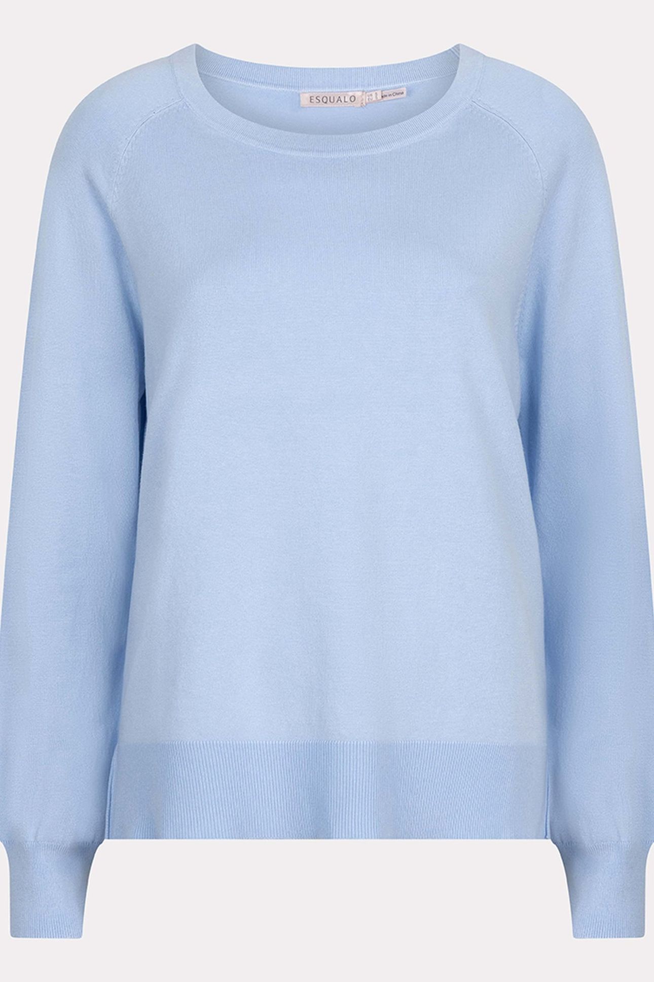 SWEATER RAGLAN BASIC KNIT SKY BLUE 5