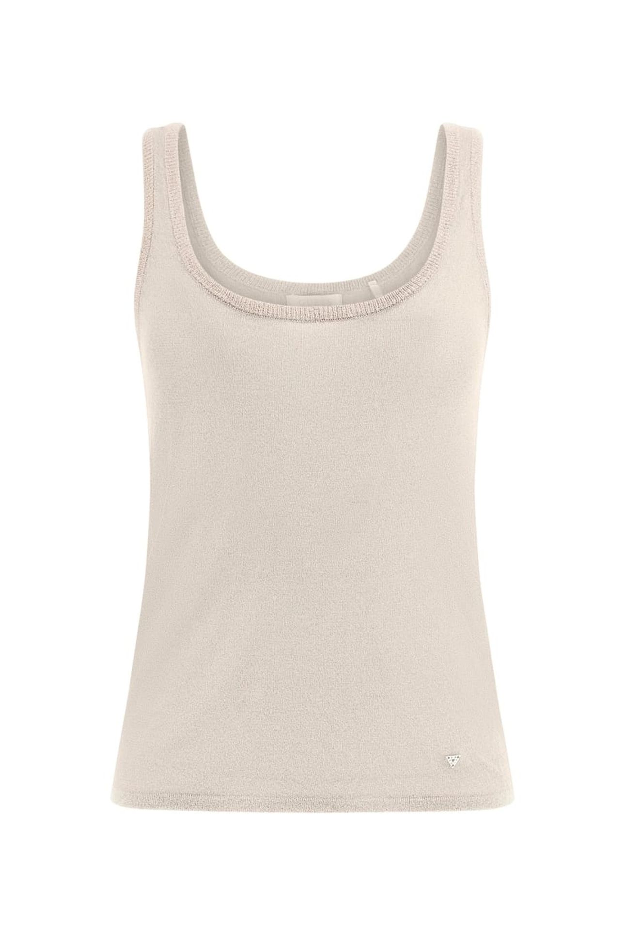 GUESS ECO NELLIE TANK TOP SWTR SILVER LUREX 7