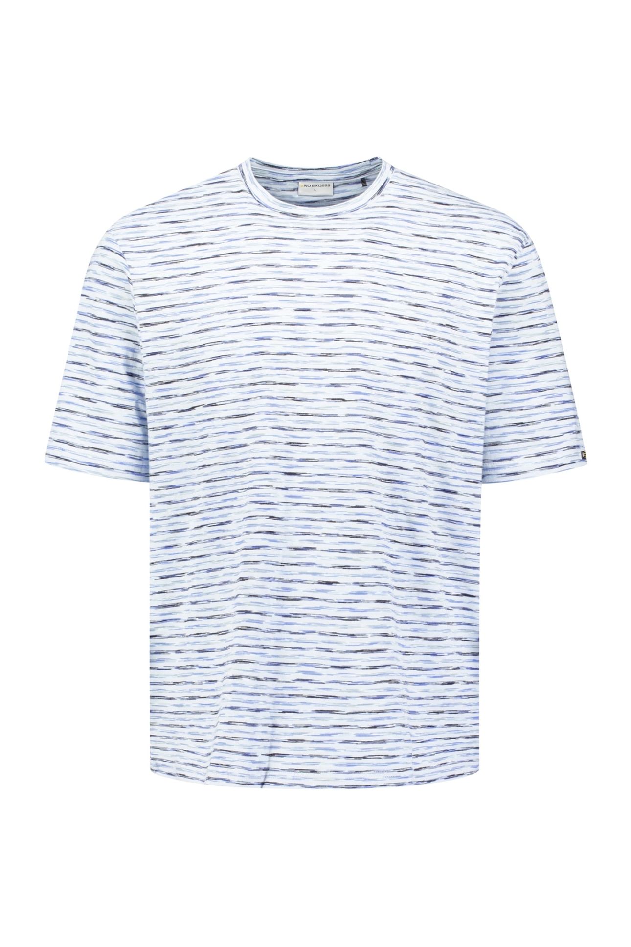 T-SHIRT CREWNECK SPACEDYED BLUE 1