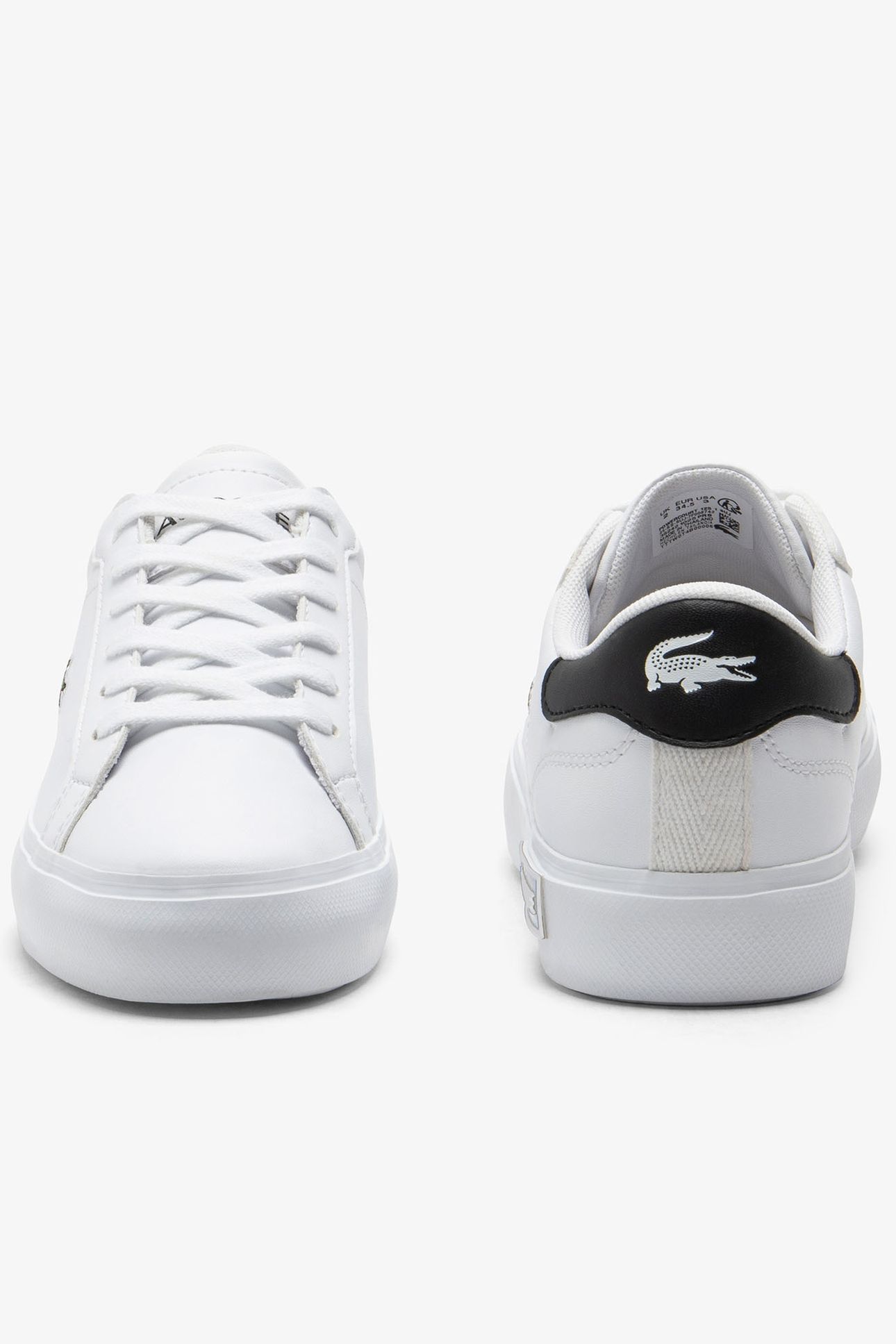 TEEN POWERCOURT SNEAKER WHITE/BLACK 7