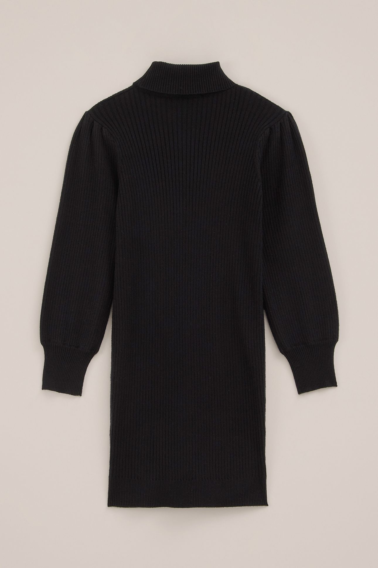 DRESS MID LENGTH BLACK 4
