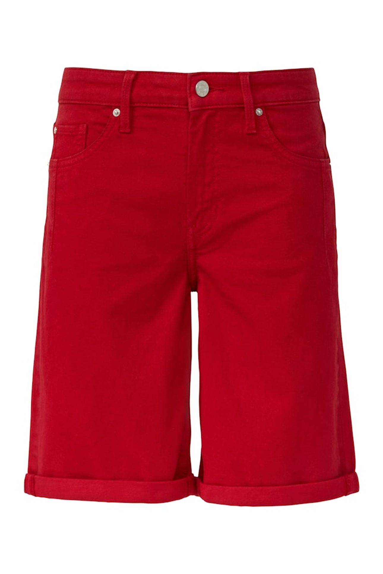 JEANS SHORTS RED DENIM 8