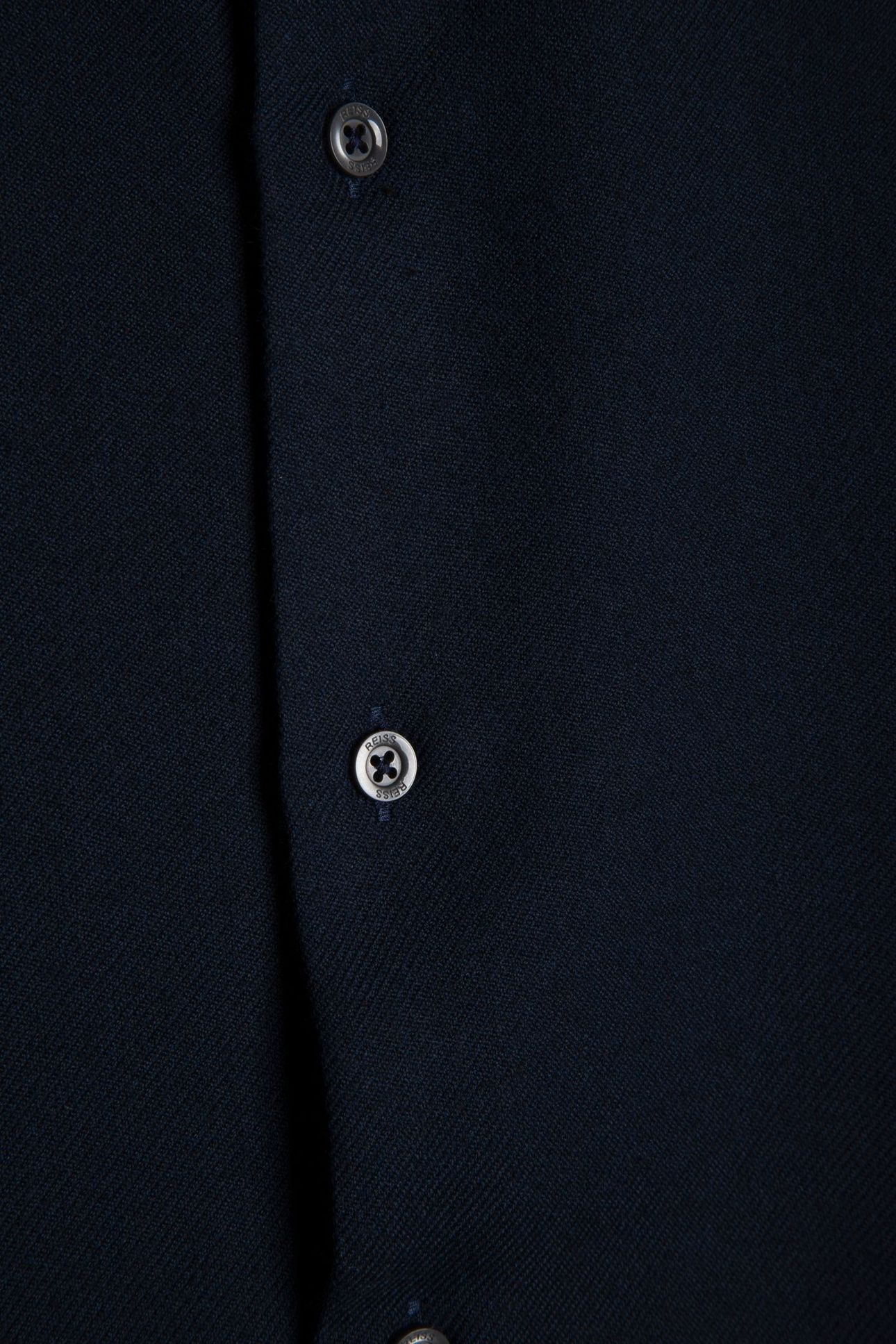 BRUSHED COTTON OVERSHIRT NAVY 4