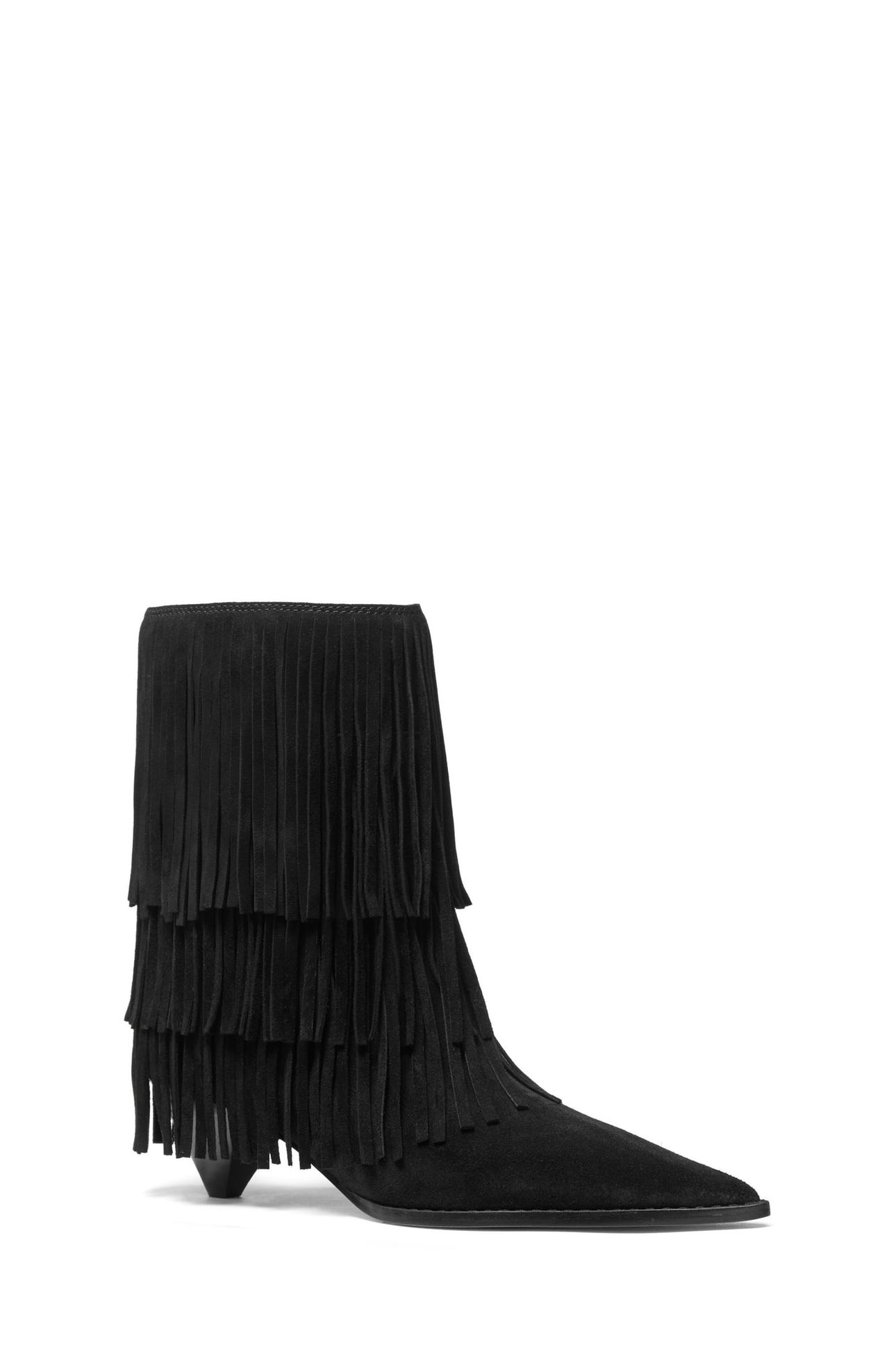 JAYLA HEELED BOOTIE BLACK 1