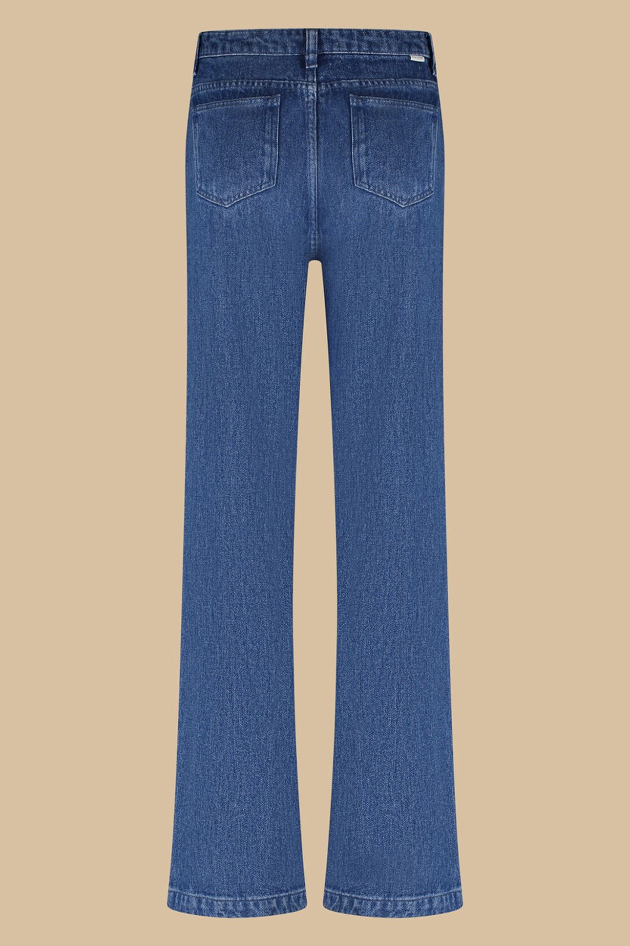 LORI WIDE LEG DENIM DEEP POOL BLUE 2
