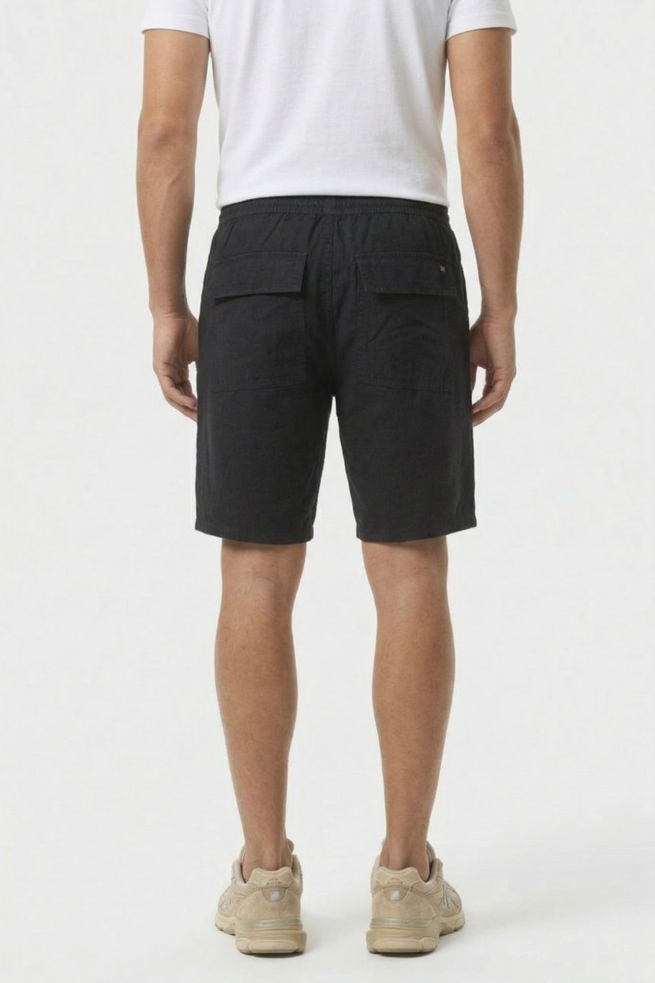 SHORT CHINO WITH LINEN GARMENT DYED NIGHT 2