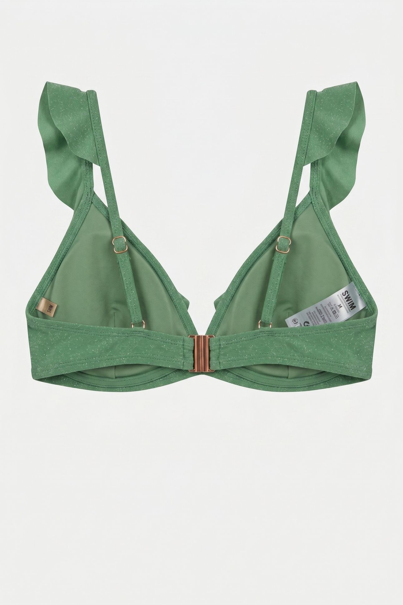 BOBBY BIKINI TOP SICILY GLITTER KELLY GREEN 3
