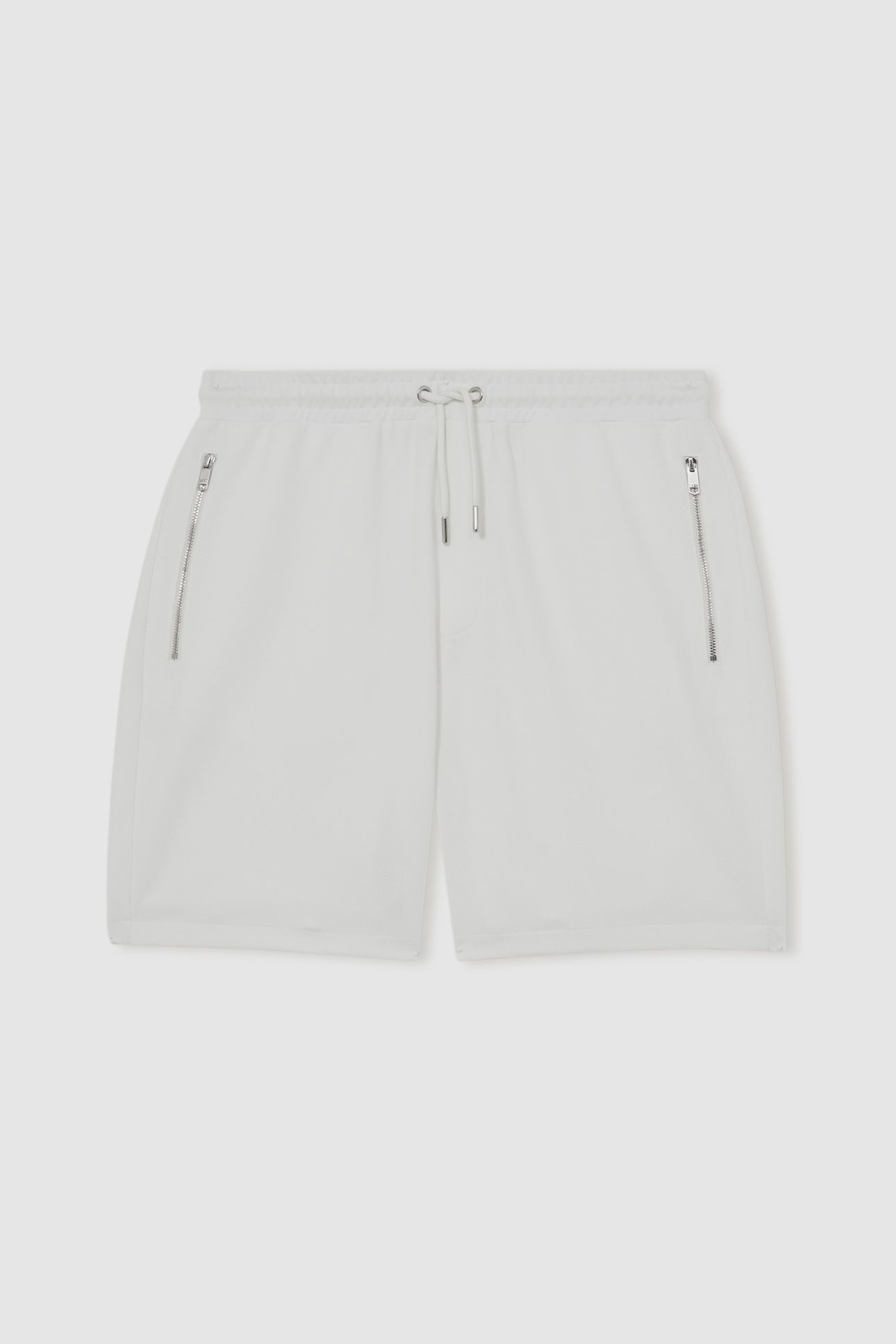DRAWSTING TEXTURED SHORT WHITE 4