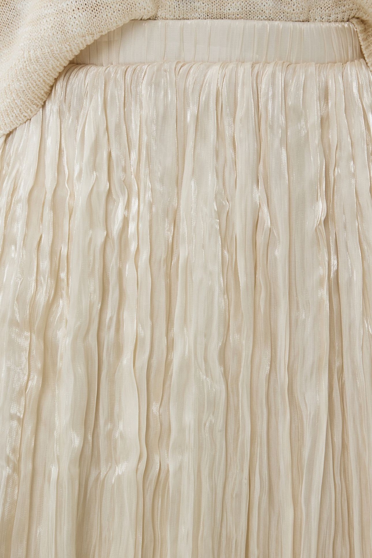 SKIRT PLISSE CHANGEANT OFF WHITE 9