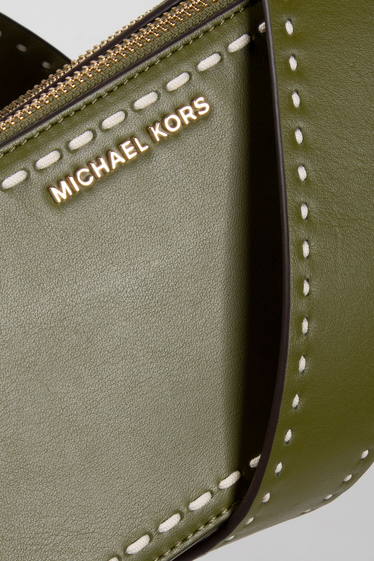 SMALL DOUBLE ZIP CAMERA CROSSBODY SMOKEY OLIVE 4
