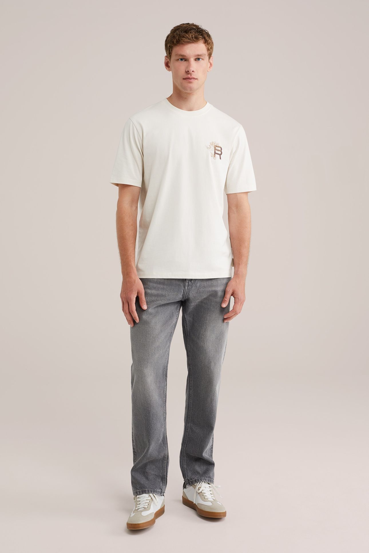 5-POCKET MID WAIST GREY 1